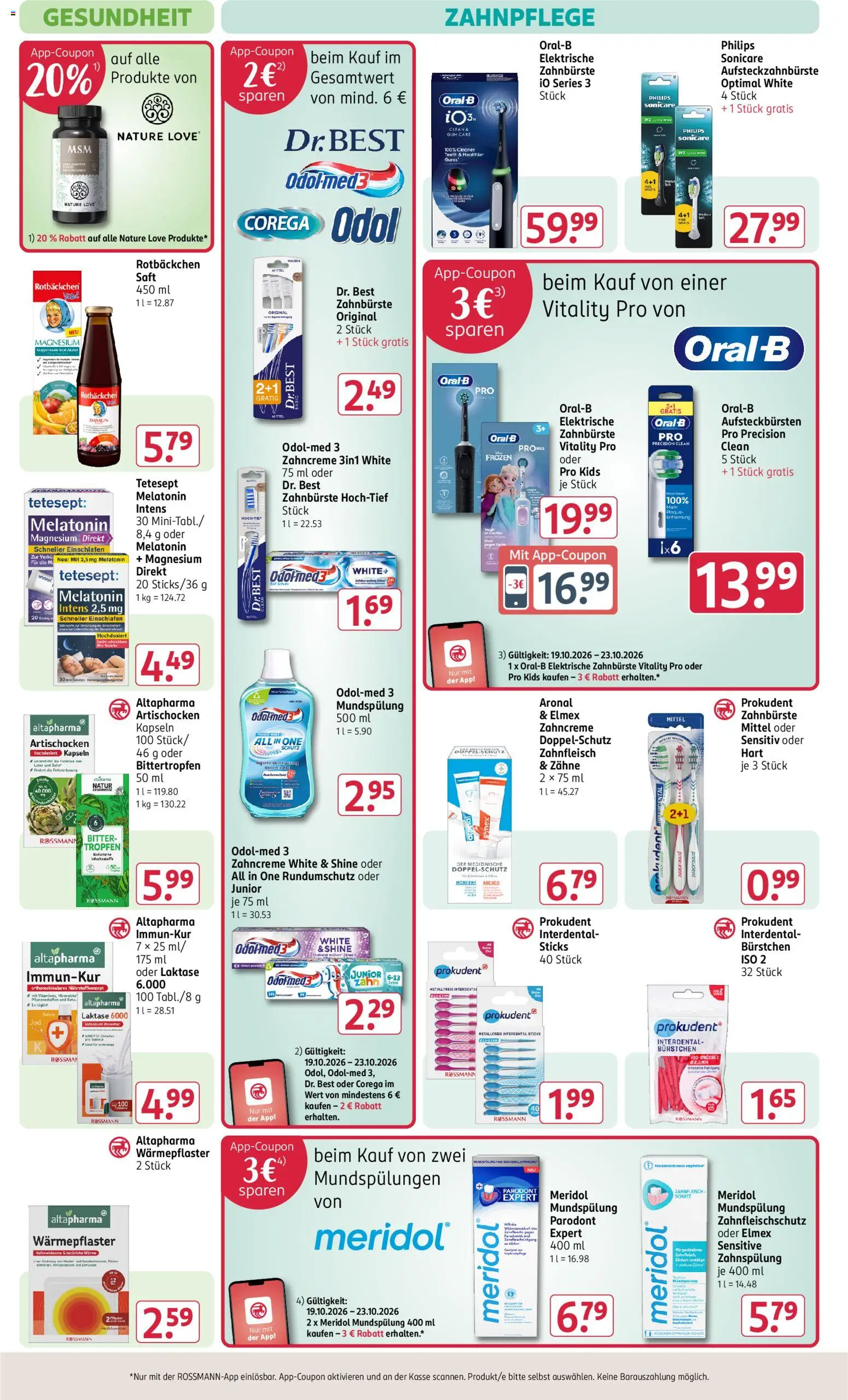 Rossmann Pre Black Week Prospekt in Deutschland