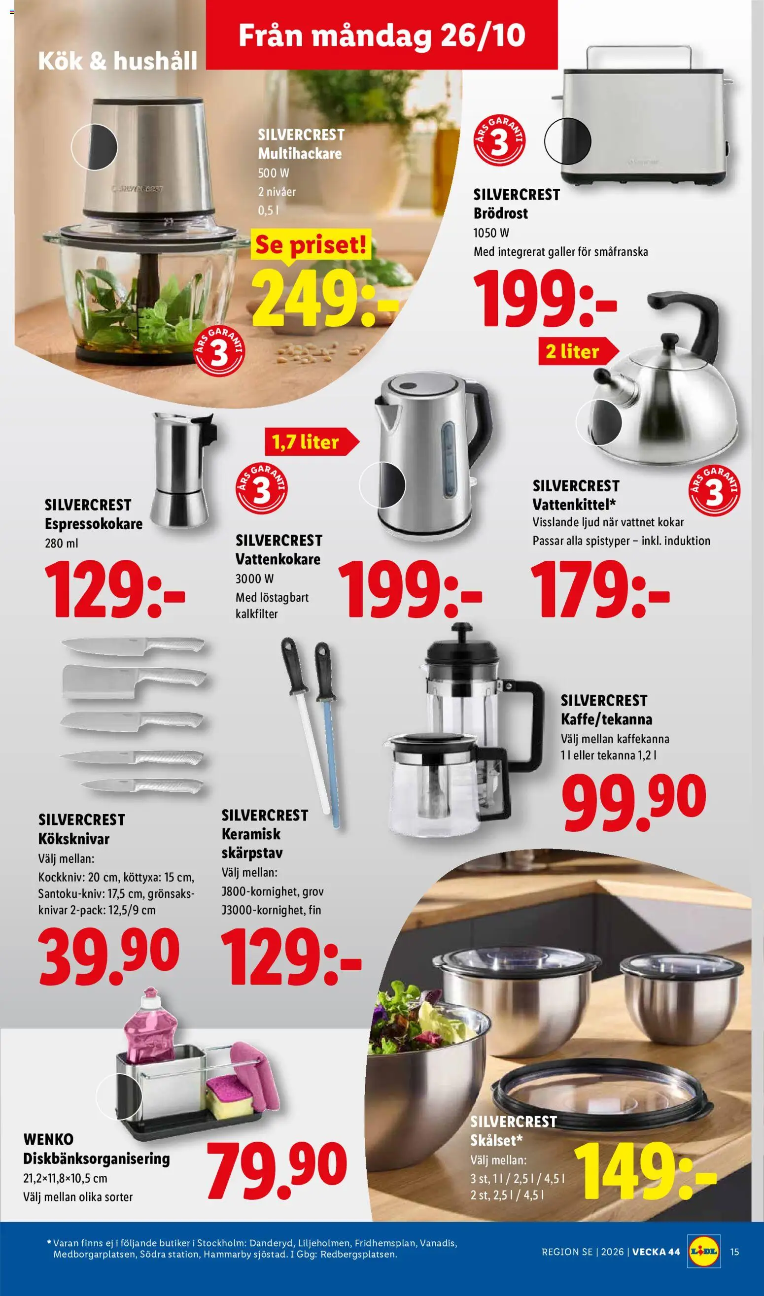 Lidl erbjudanden Reklamblad in Sverige