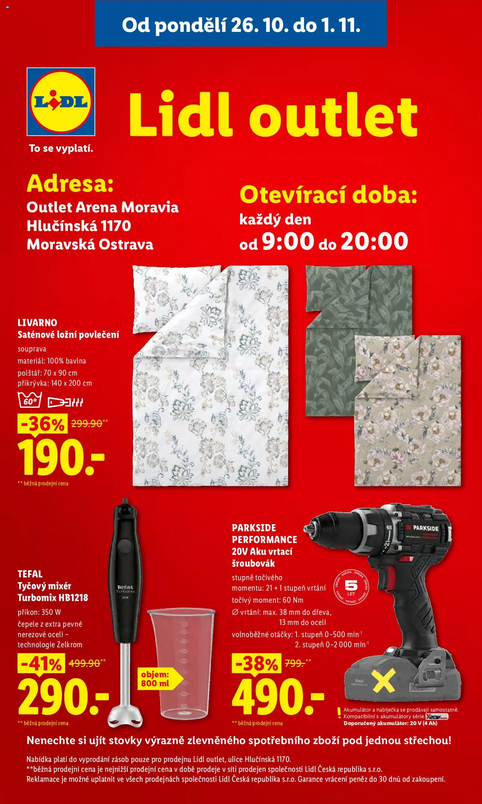 Lidl leták Leták in Česko