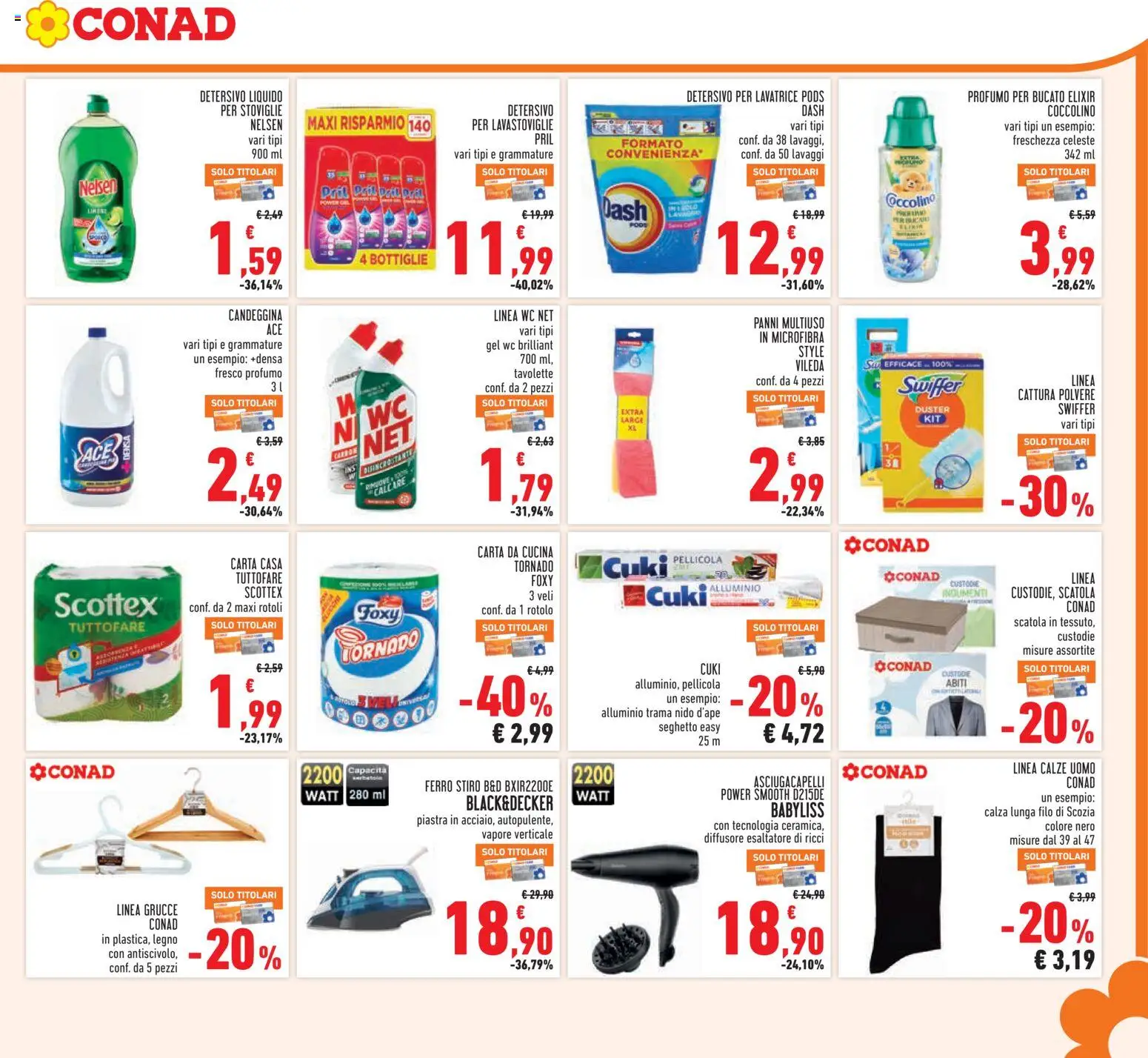 Conad volantino Volantino in Italy