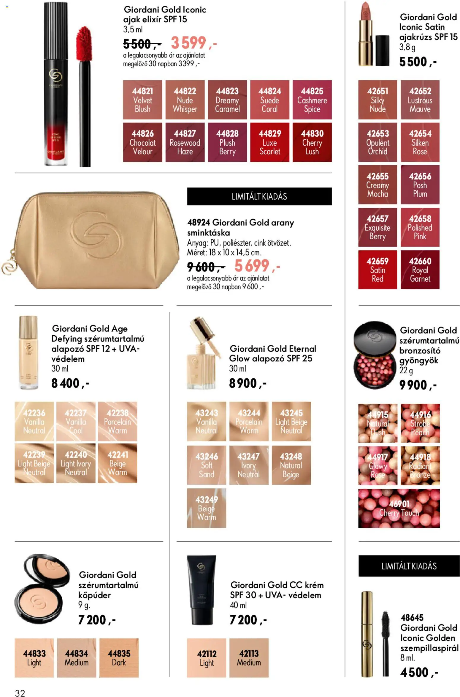 Oriflame Akciós Újság 2026.07.08.-tól/töl - fantasztikus ajánlatokat! 🛍️ | Magyarország