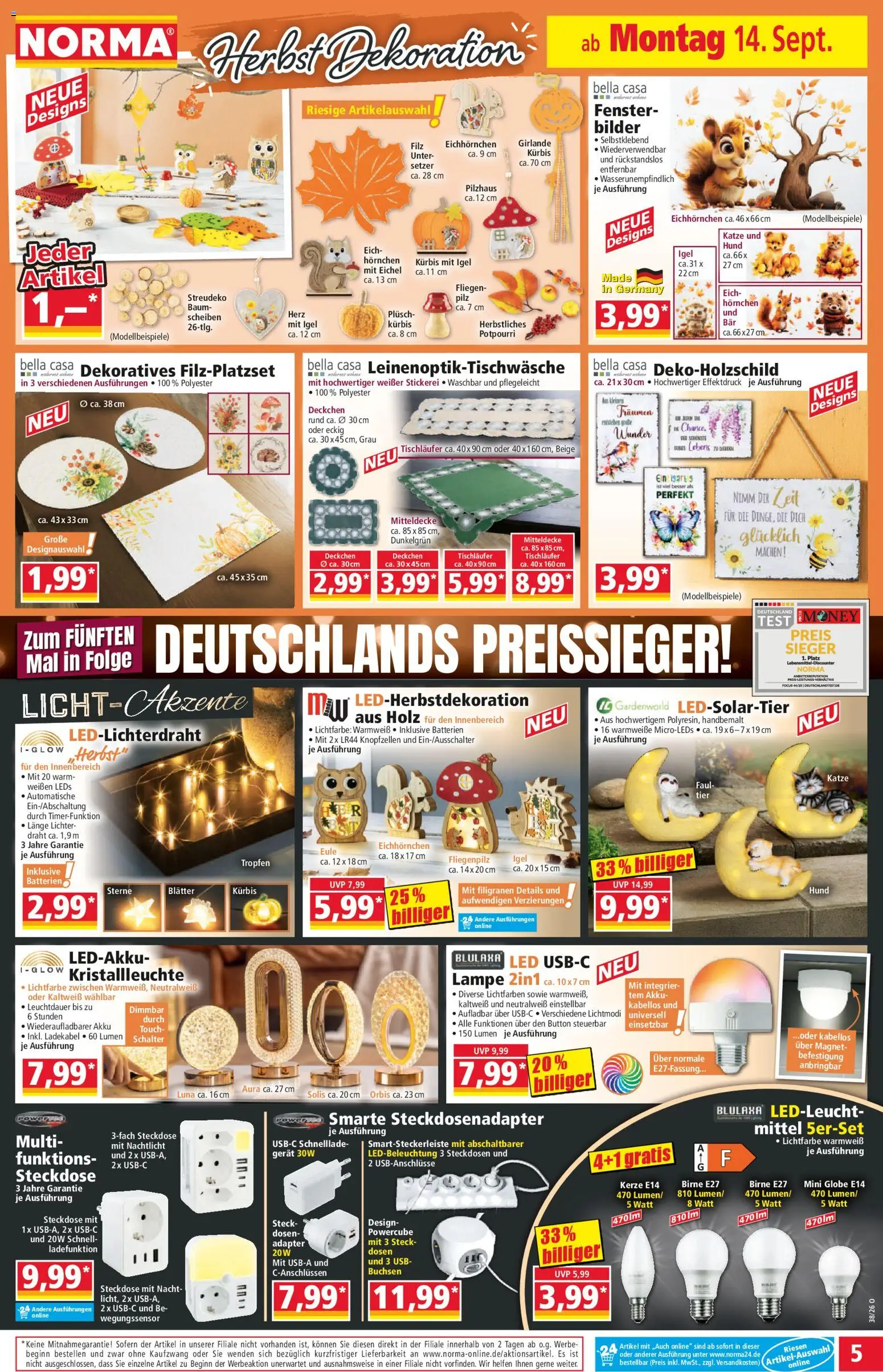Norma Prospekt Prospekt in Deutschland