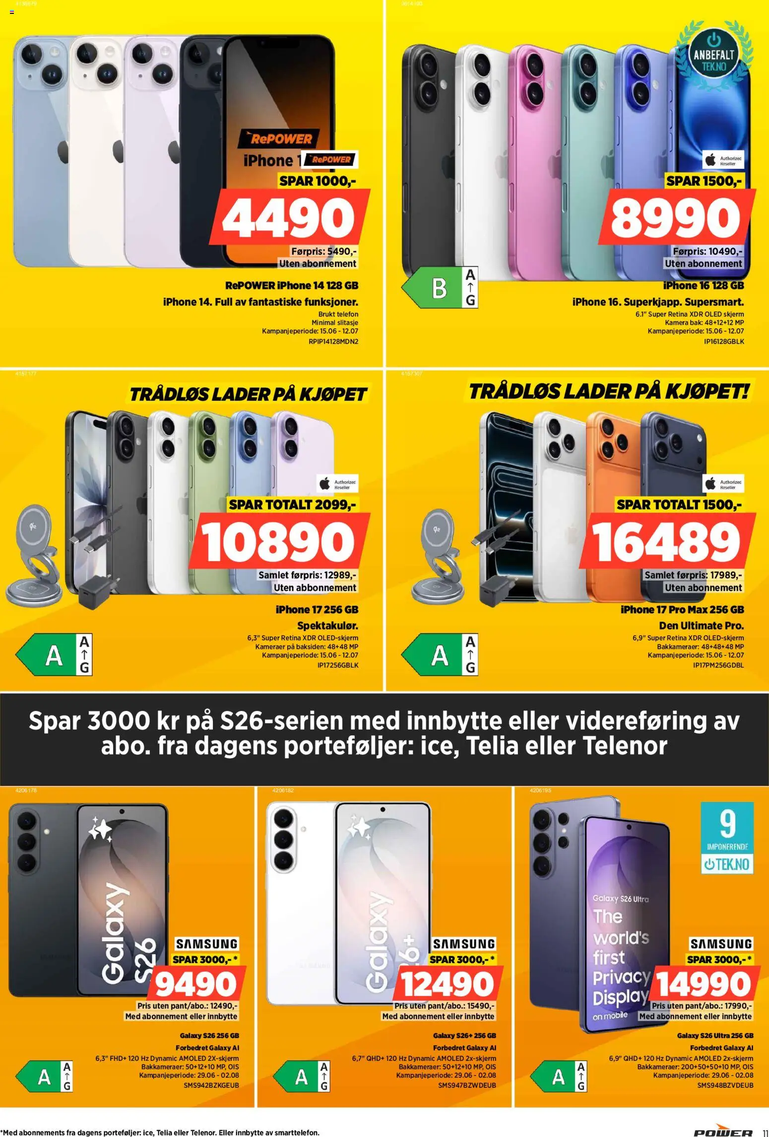 Nye » Power kundeavis « er nå online. Se alle Julitilbud på mobilen og spar! | Norge