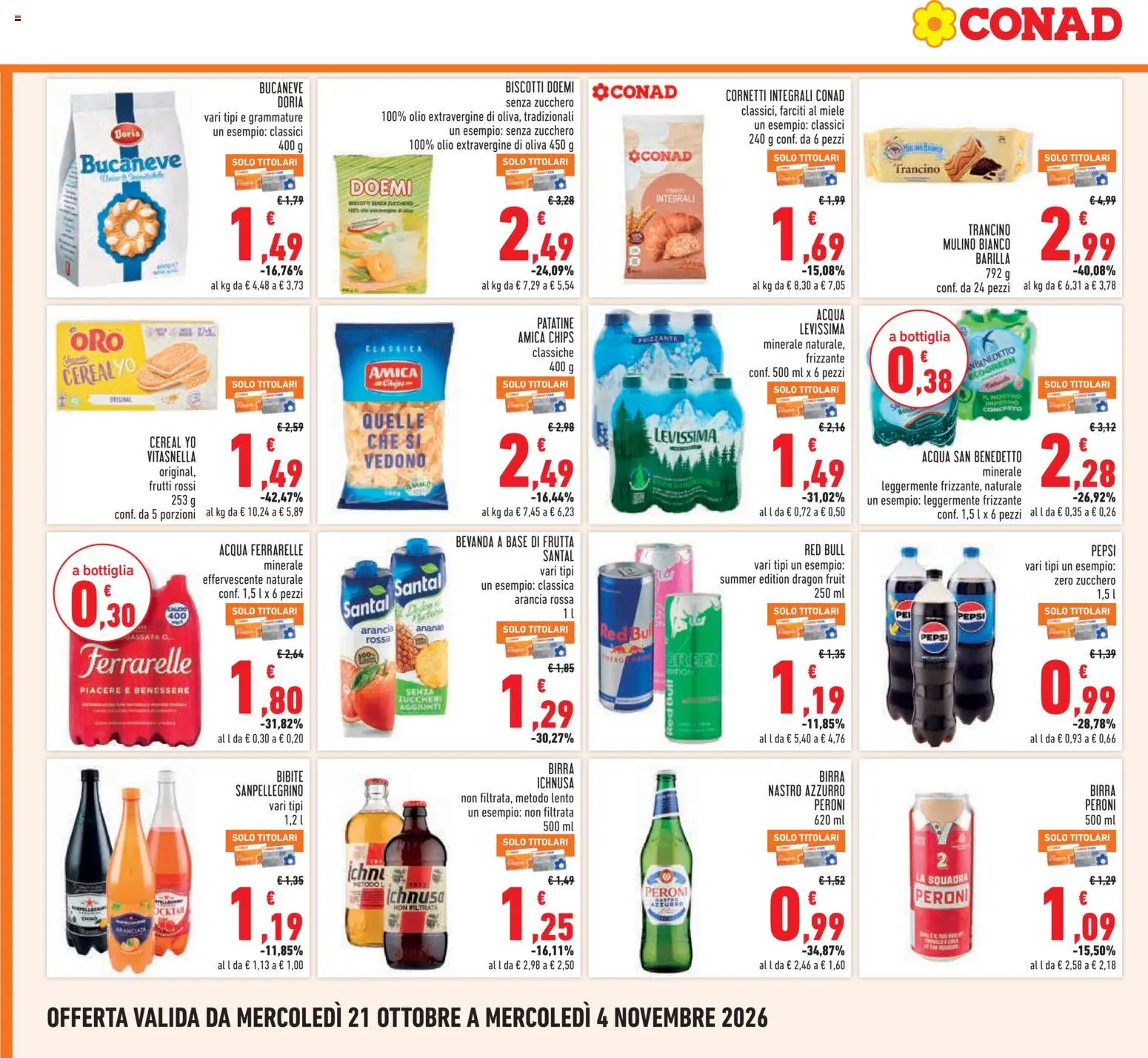 Conad volantino Volantino in Italy