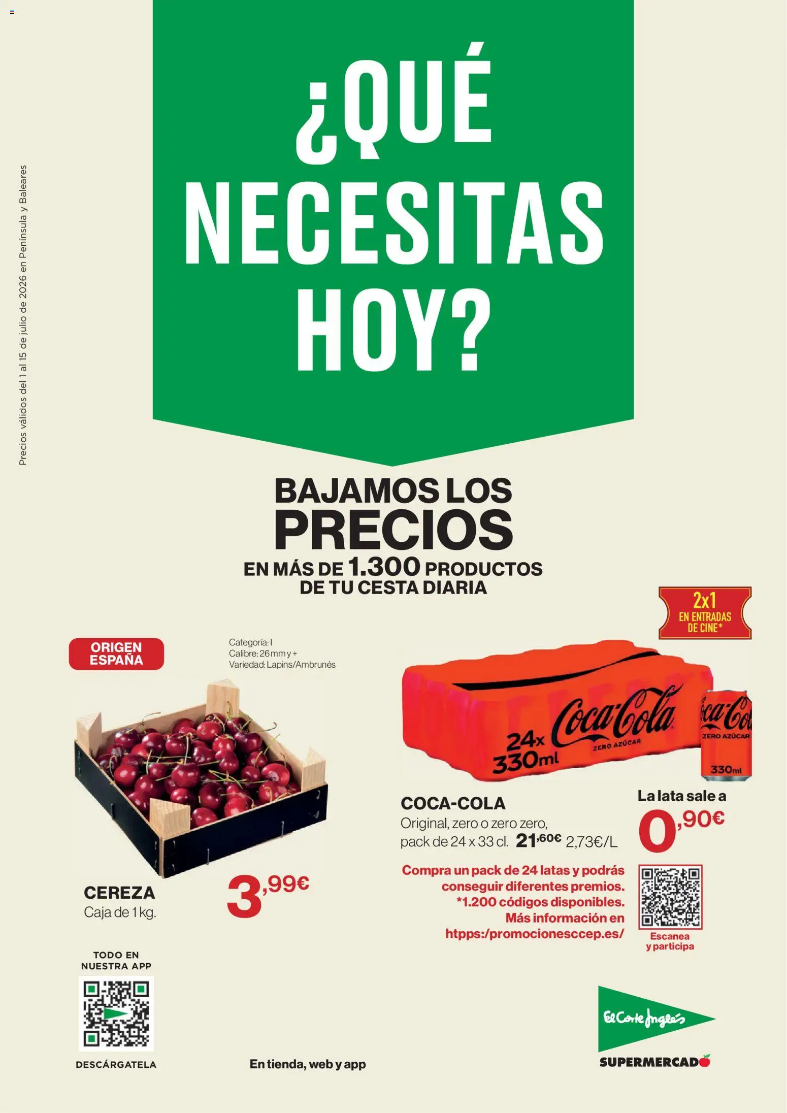 El Corte Inglés folleto desde 01/07/2026 | ¿Cómo obtener un descuento limitado? ¡Ahorra hoy mismo! | España