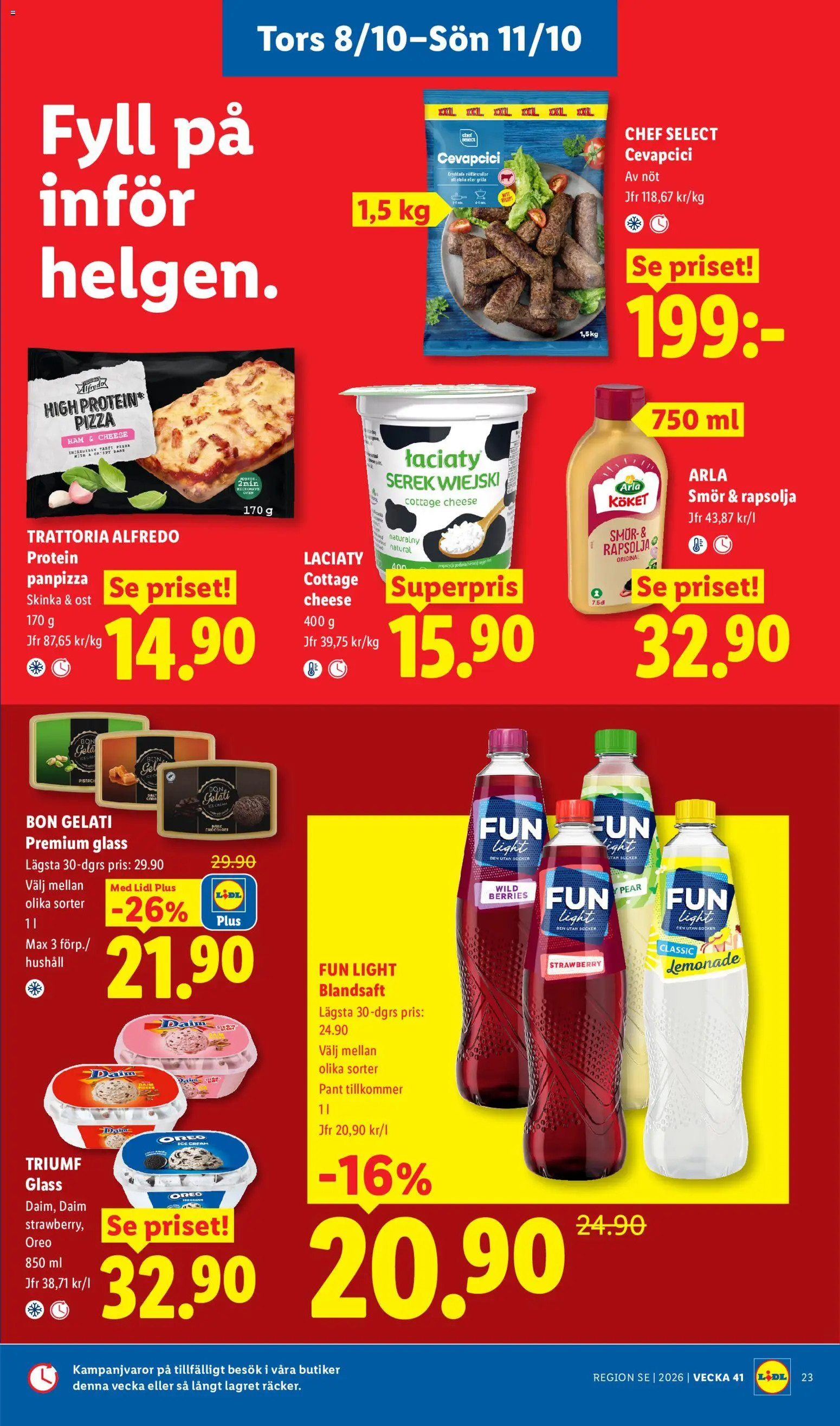 Lidl erbjudanden Reklamblad in Sverige