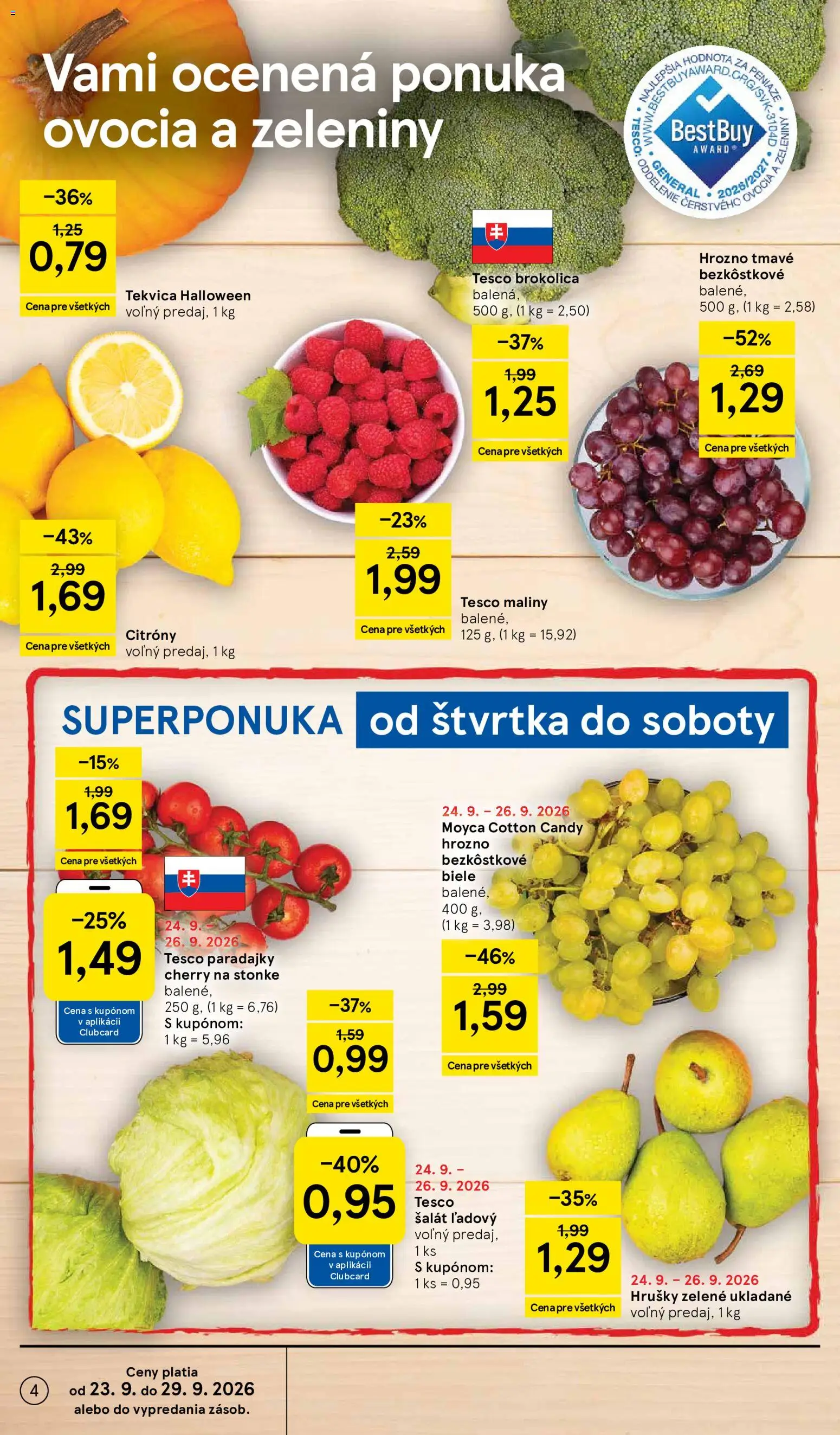 Tesco Hypermarket - leták Leták in Slovensko