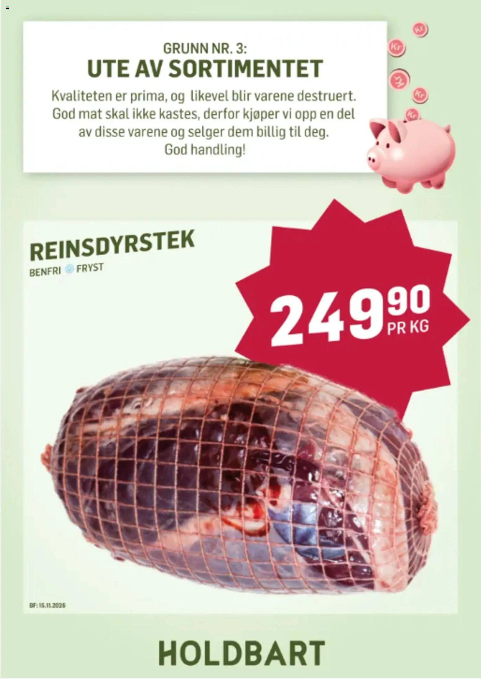 Holdbart kundeavis Kundeavis in Norge