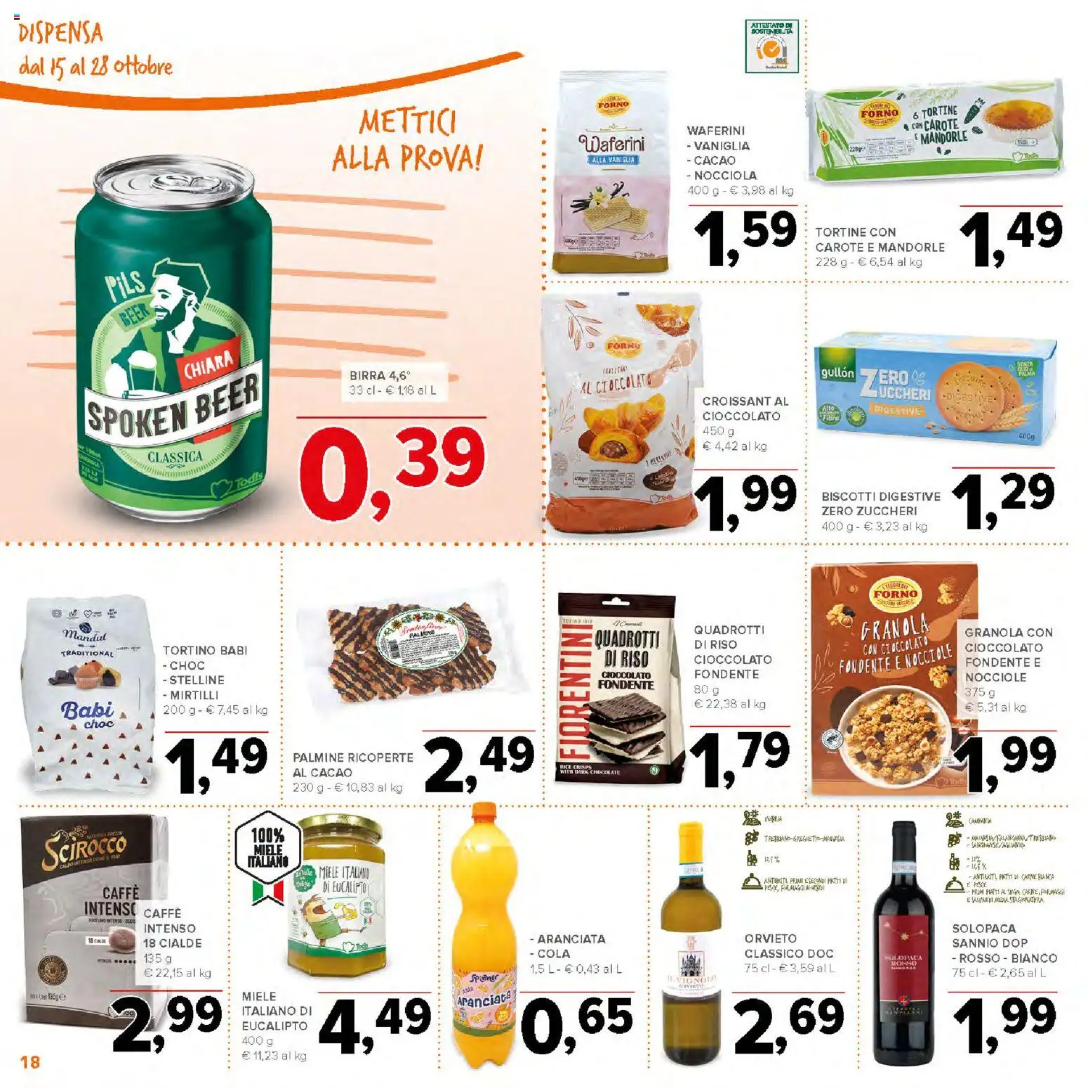 Todis volantino Volantino in Italy