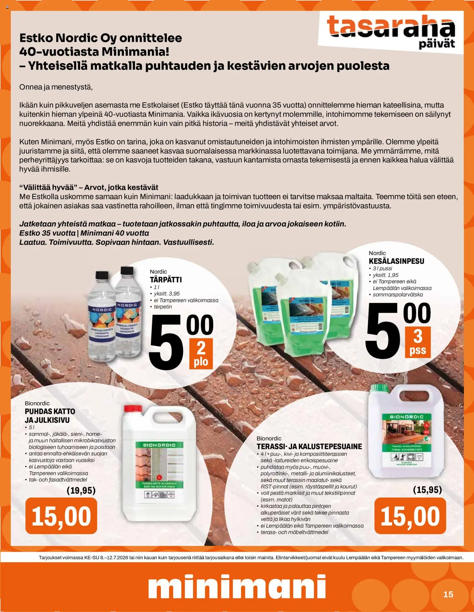 🛍️ Minimani tarjoukset alkaen 08/07/2026 » Katso huipputarjoukset ja säästä jo tänään! 💰 | Suomi