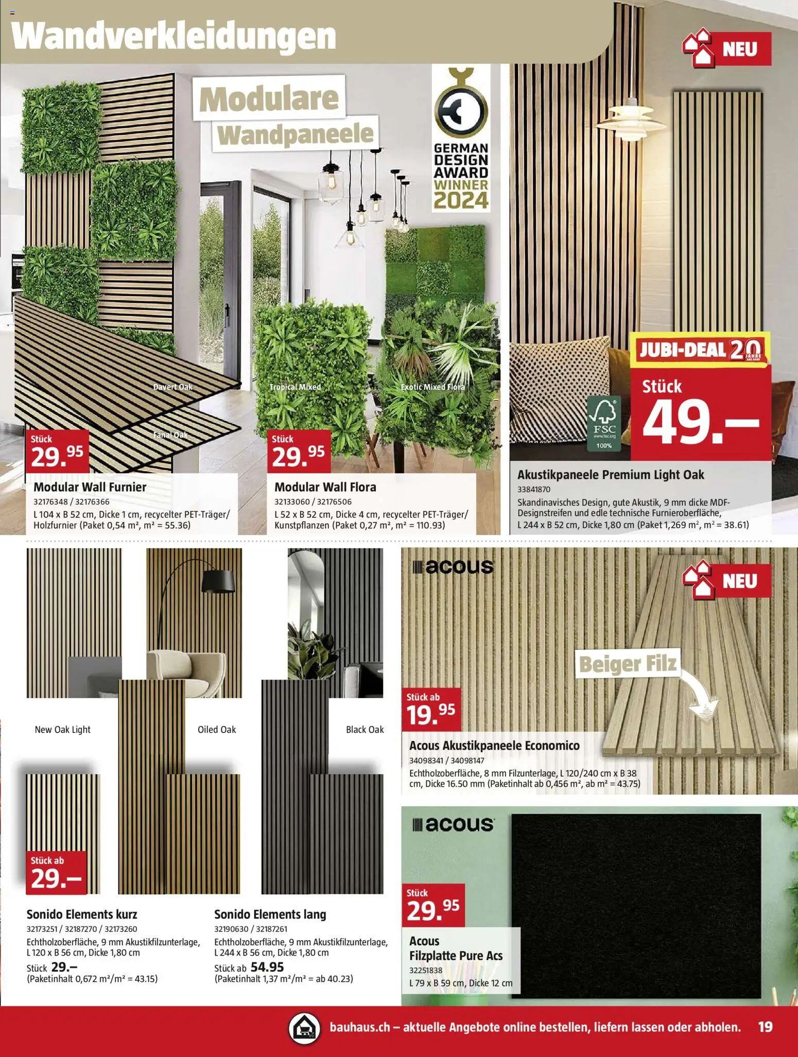 Bauhaus aktionen Prospekt in Schweiz