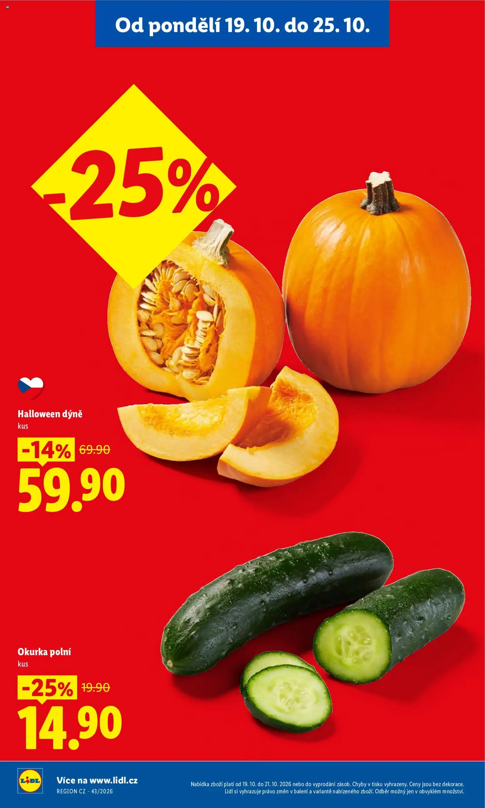 Lidl leták Leták in Česko