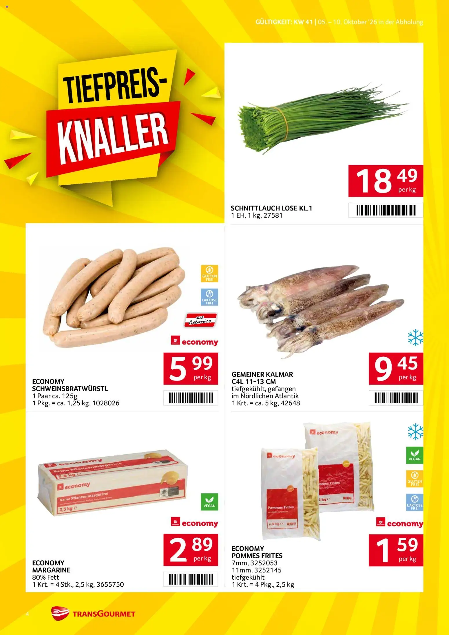 Transgourmet Flugblatt Flugblatt in Österreich