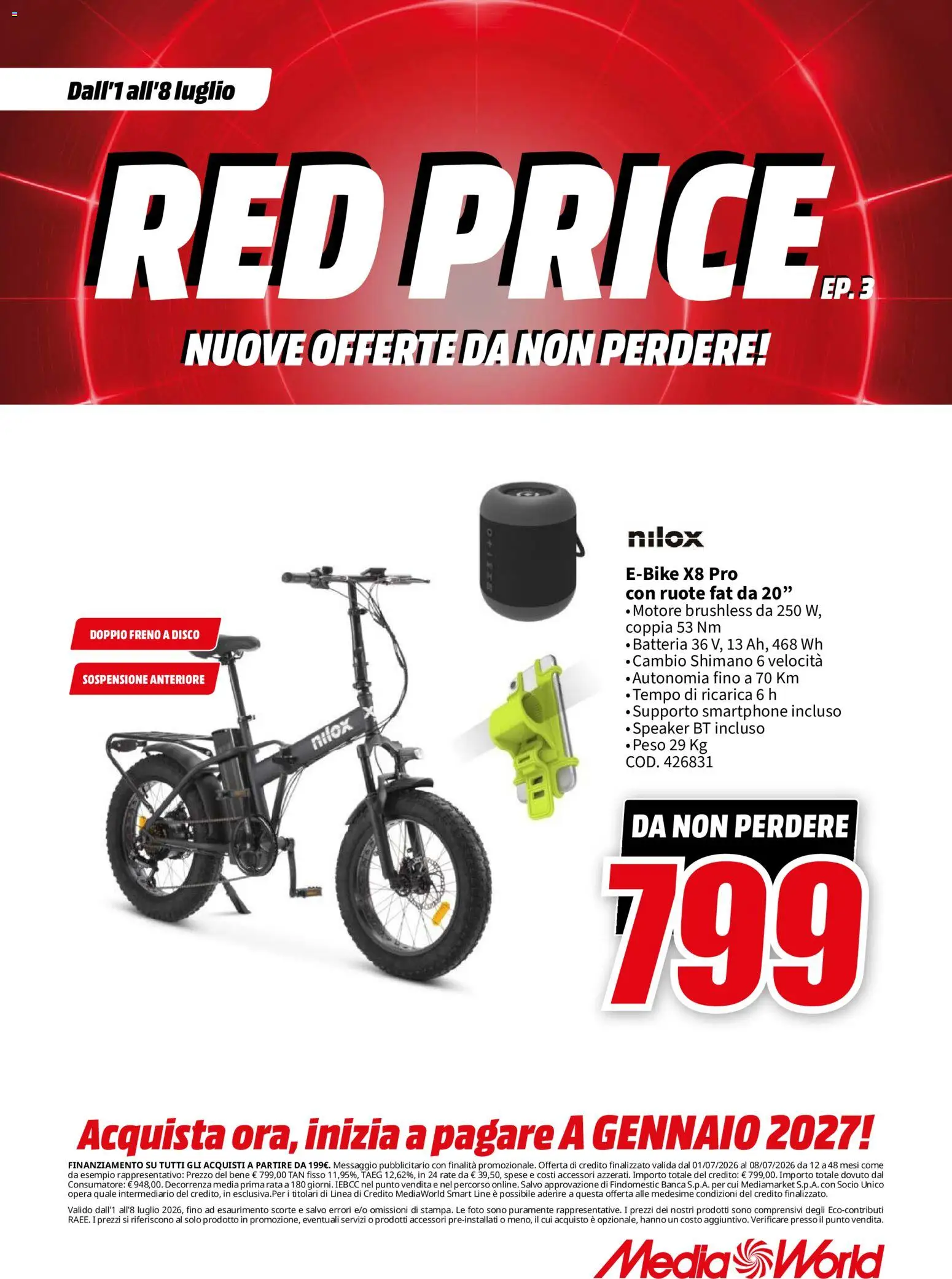 📣 Volantino Media World dal 📅 01/07/2026 - Scopri le offerte ora!🔥 | Italy