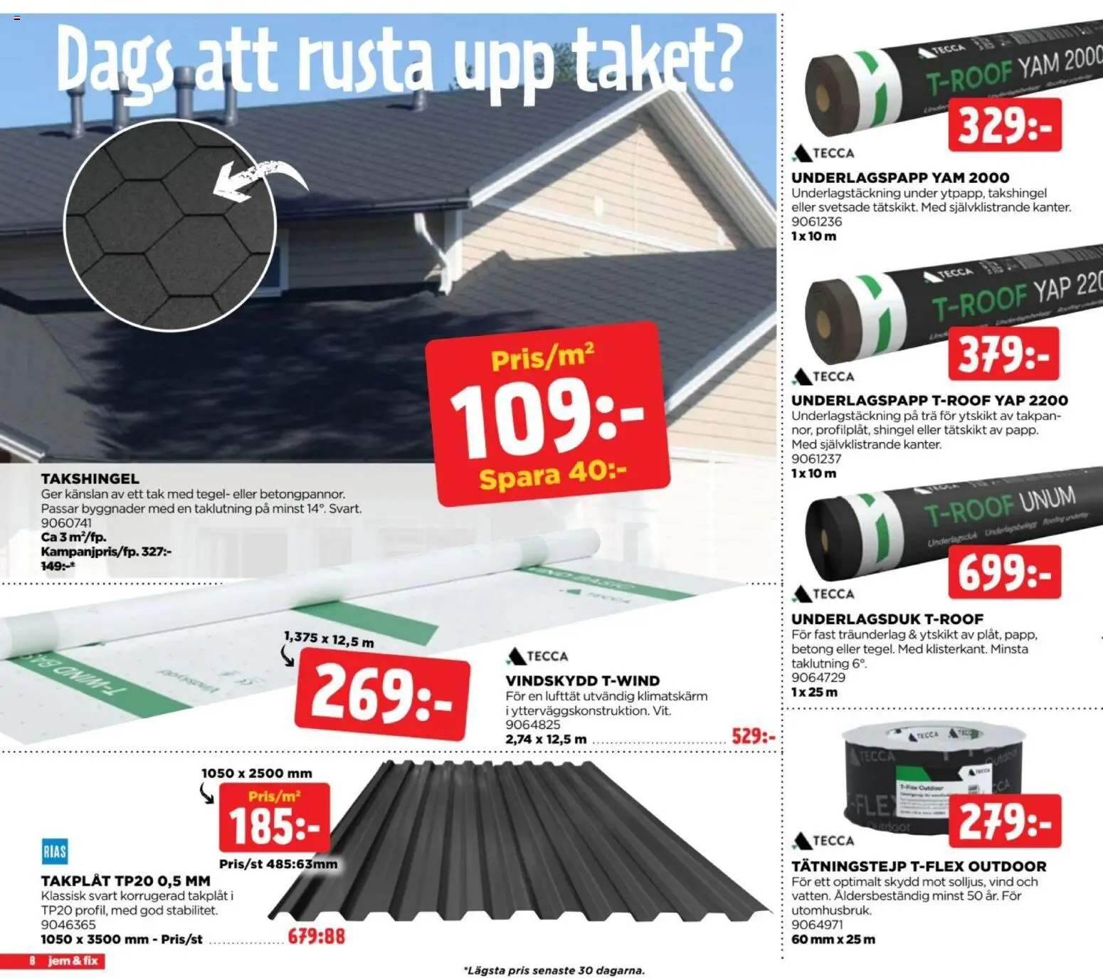 Jem & Fix erbjudanden Reklamblad in Sverige