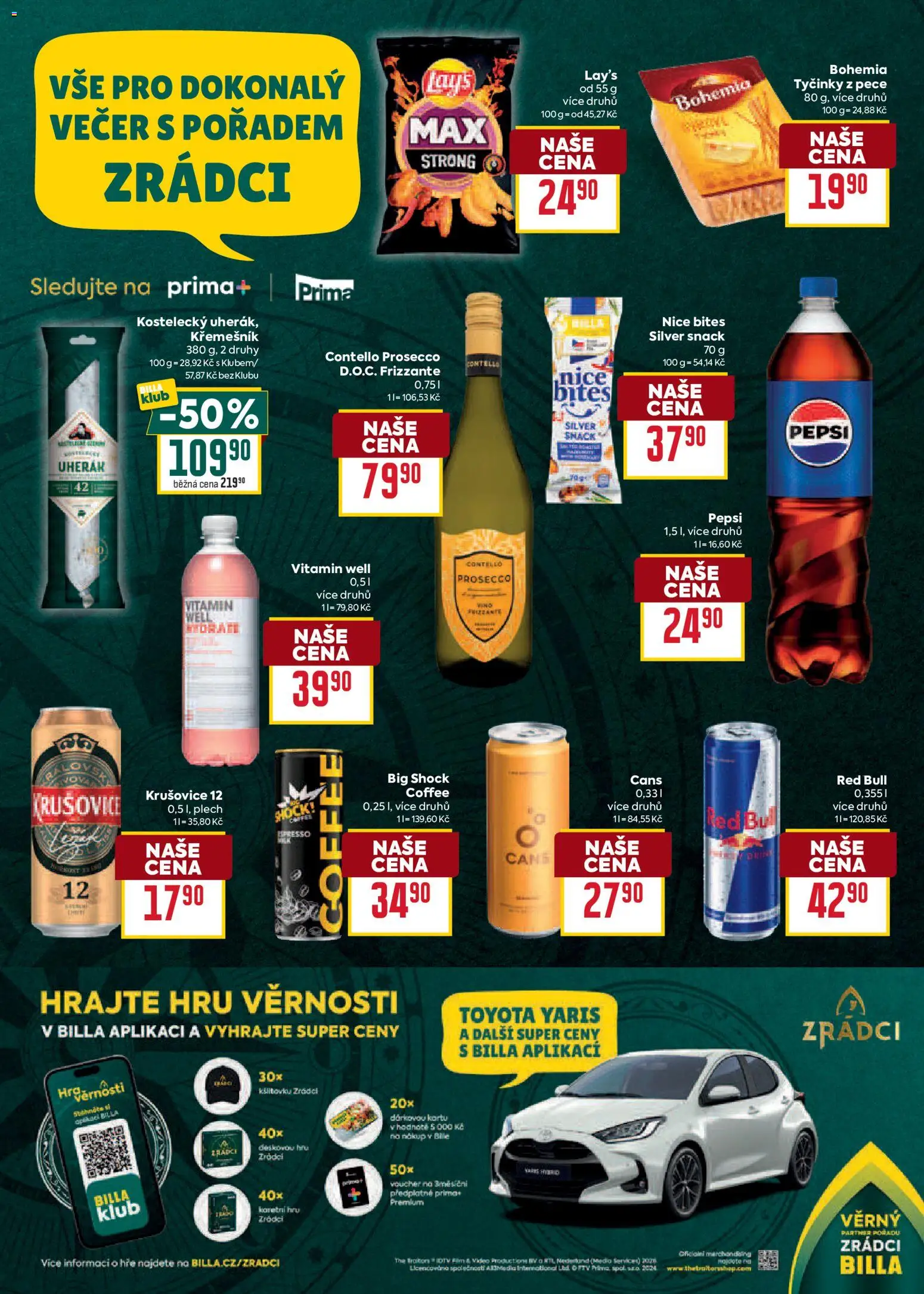 Billa Velký leták Leták in Česko