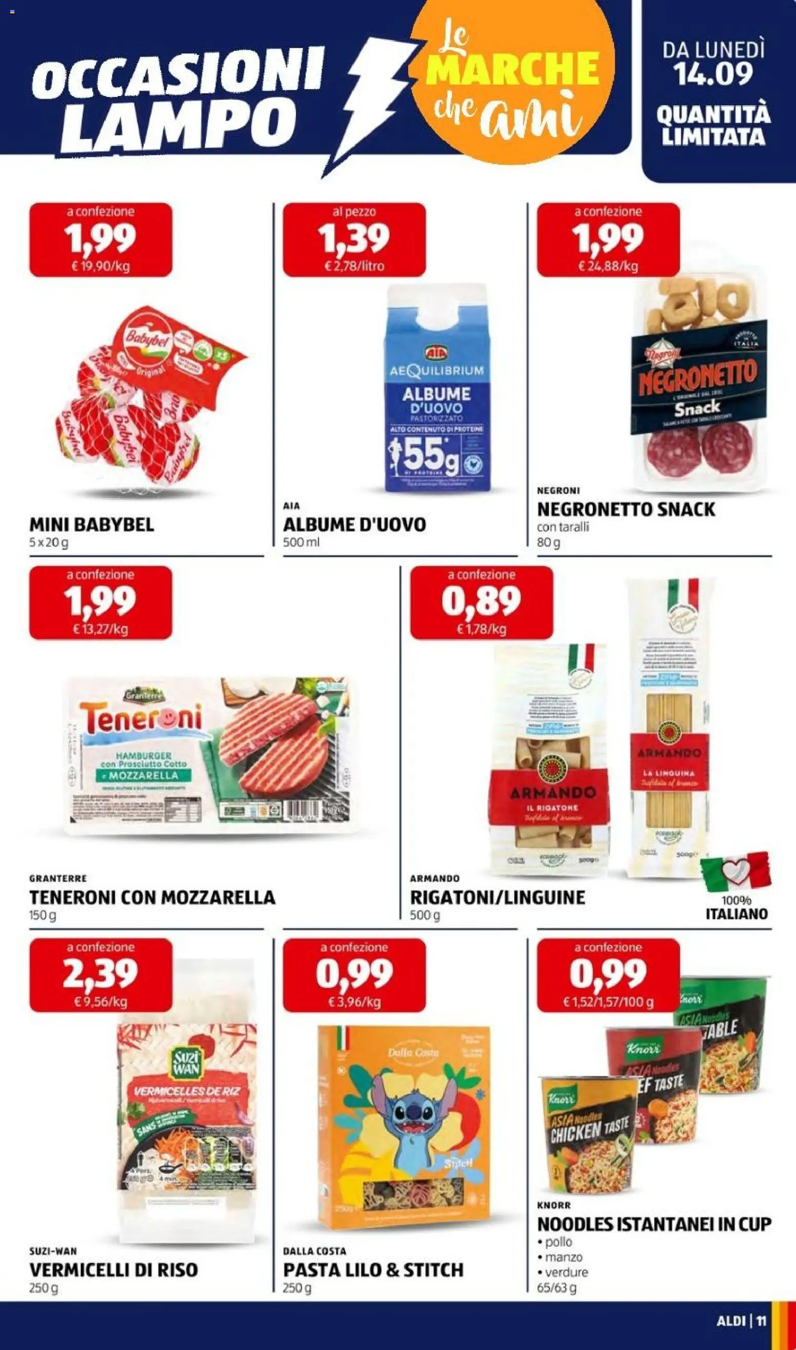 Aldi volantino Volantino in Italy