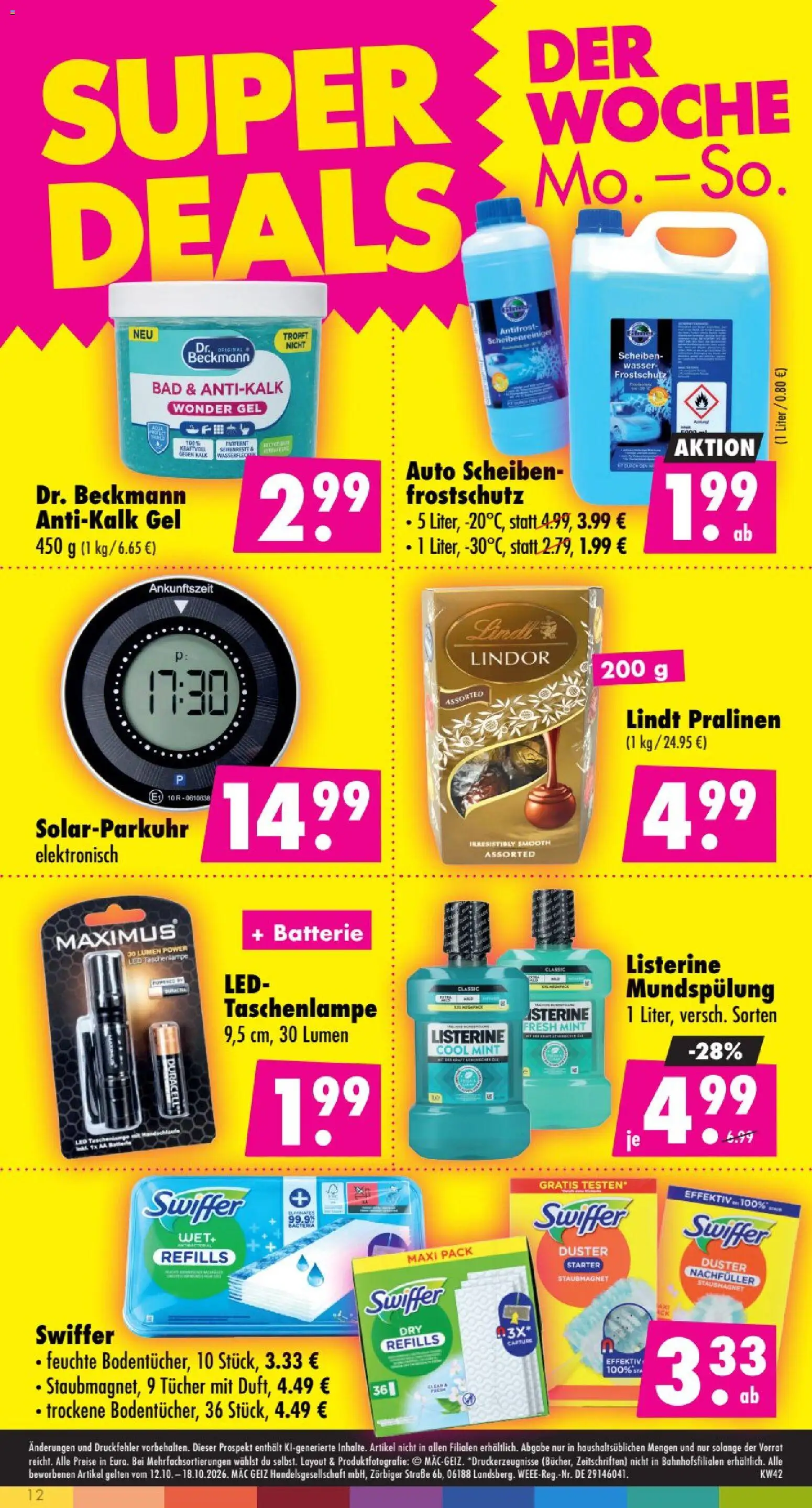 Mäc Geiz Prospekt Prospekt in Deutschland