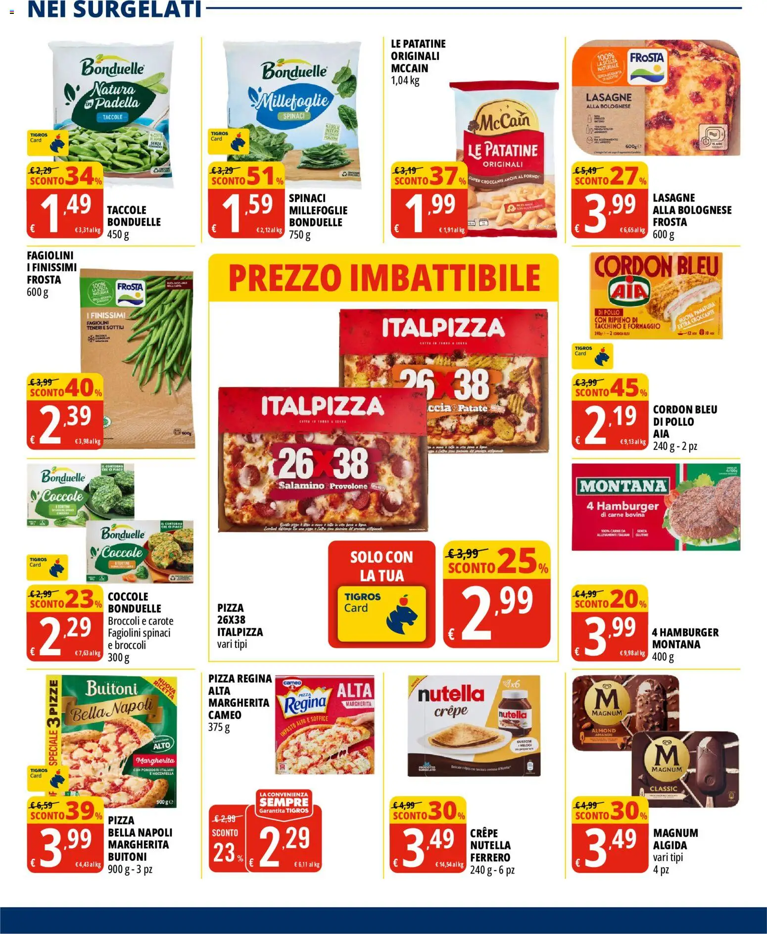 Tigros volantino Volantino in Italy