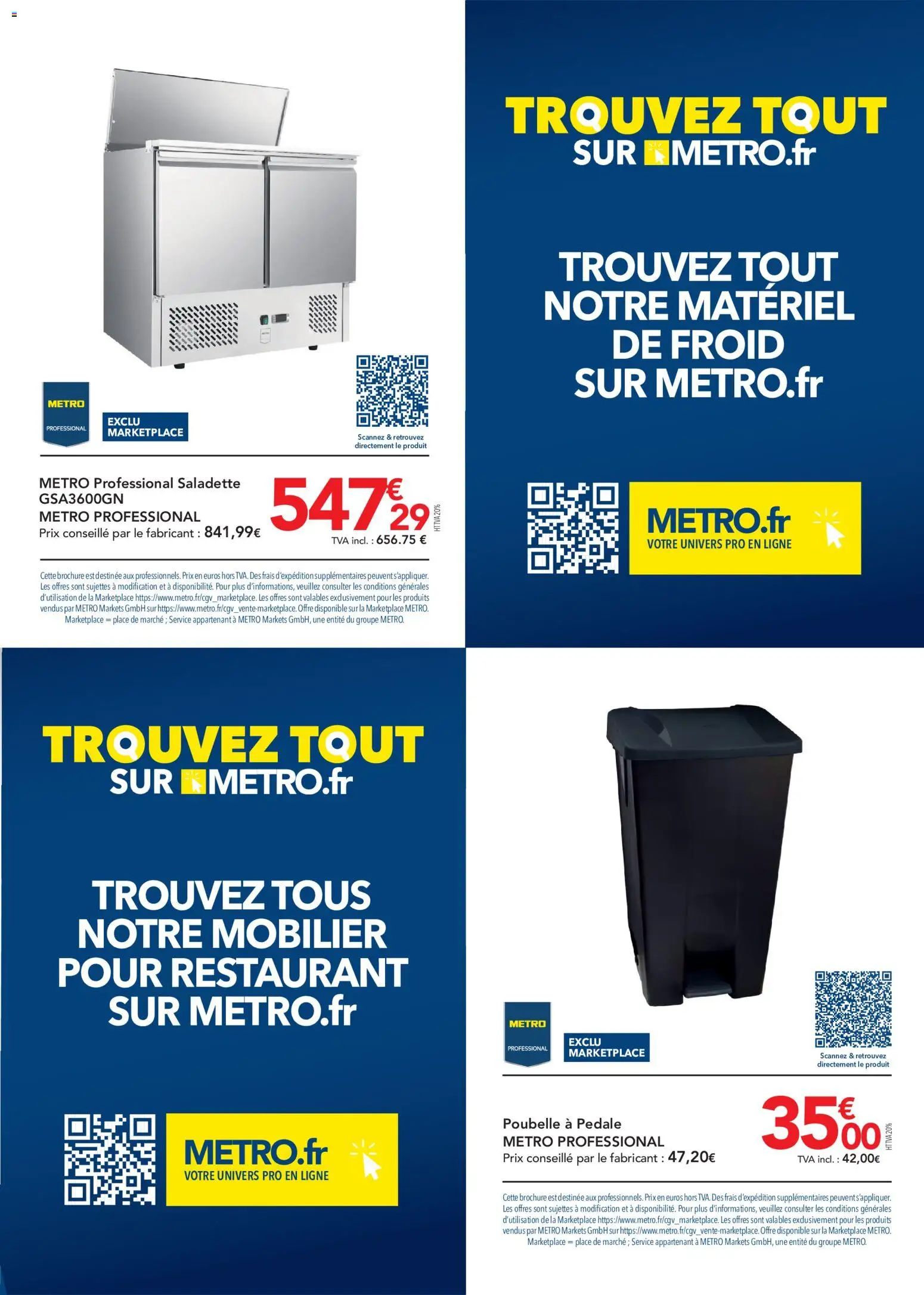 METRO catalogue Catalogue in France