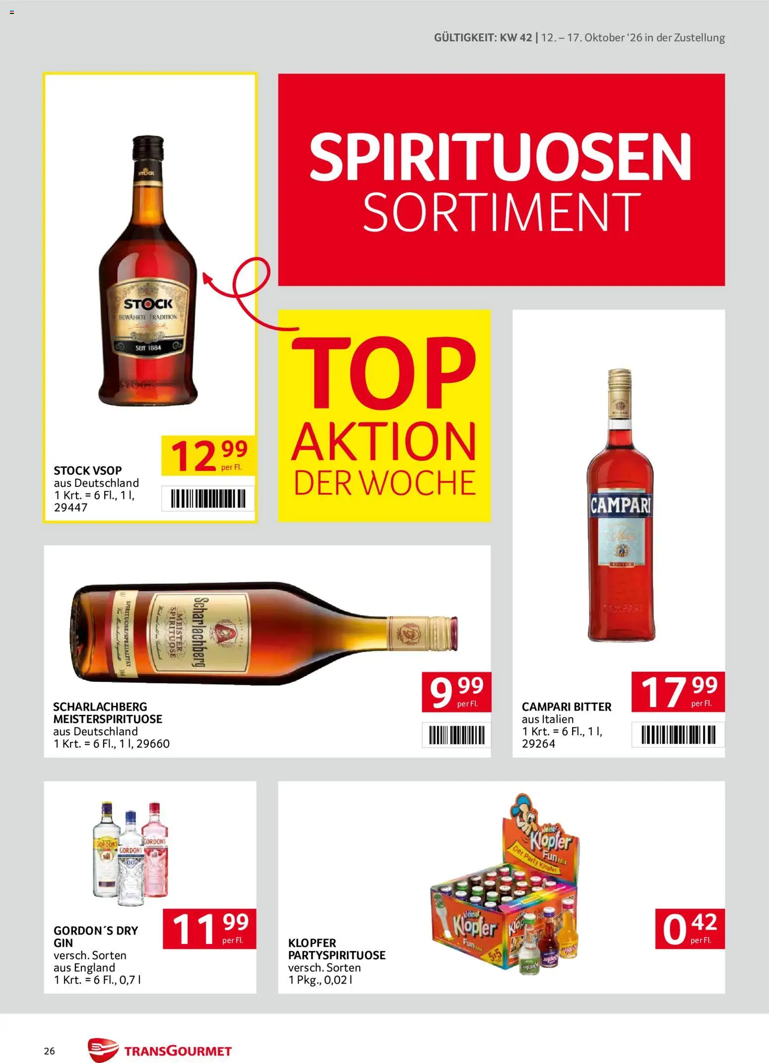 Transgourmet Flugblatt Flugblatt in Österreich