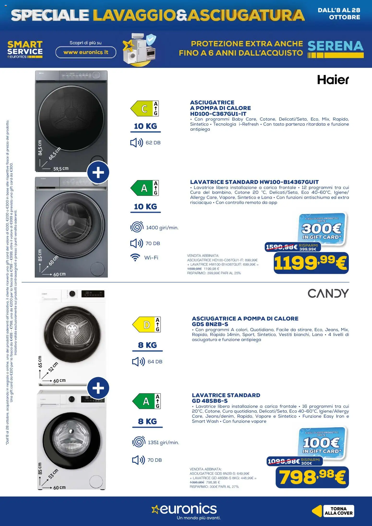 Euronics volantino Lavaggio Volantino in Italy