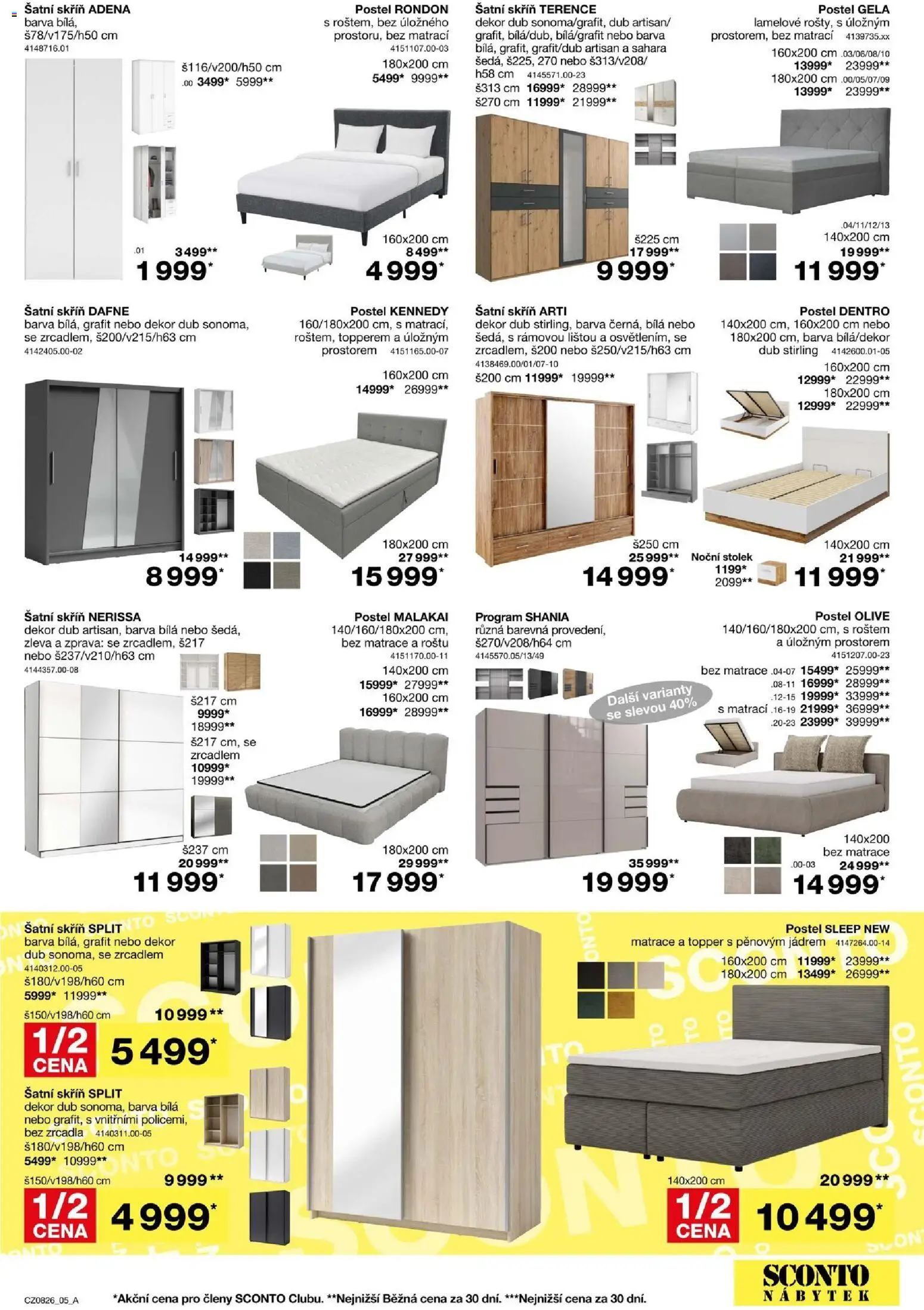 Sconto nábytek leták od 17.06.2026 💥 Nenechte si ujít TOP nabídky! ⭐ | Česko