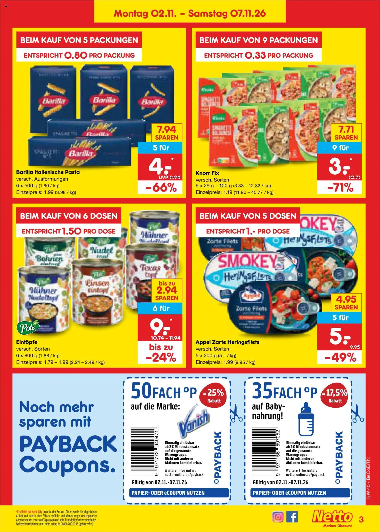 Netto Marken-Discount Prospekt Prospekt in Deutschland