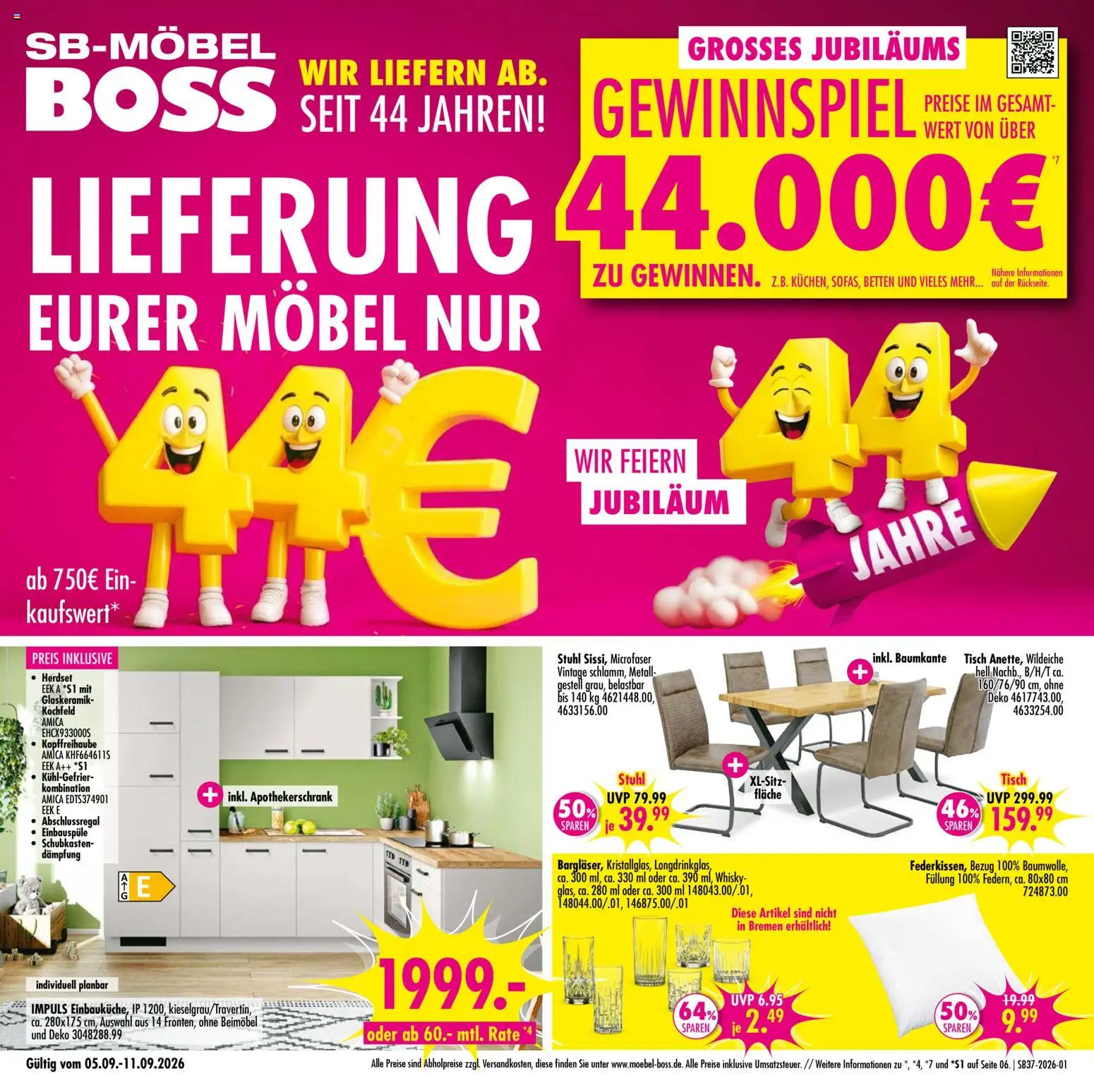 SB Möbel Boss Prospekt Prospekt in Deutschland