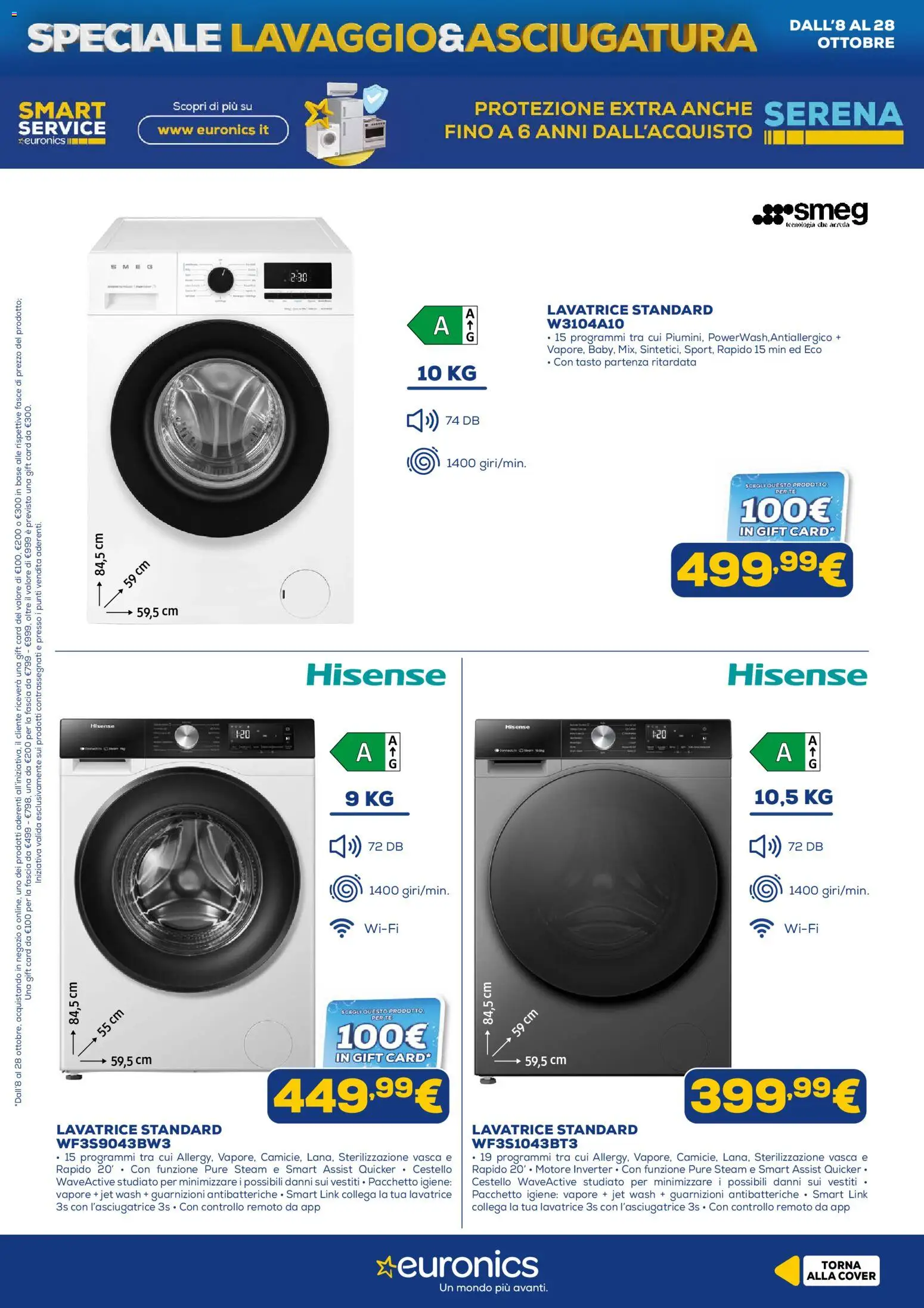 Euronics volantino Lavaggio Volantino in Italy