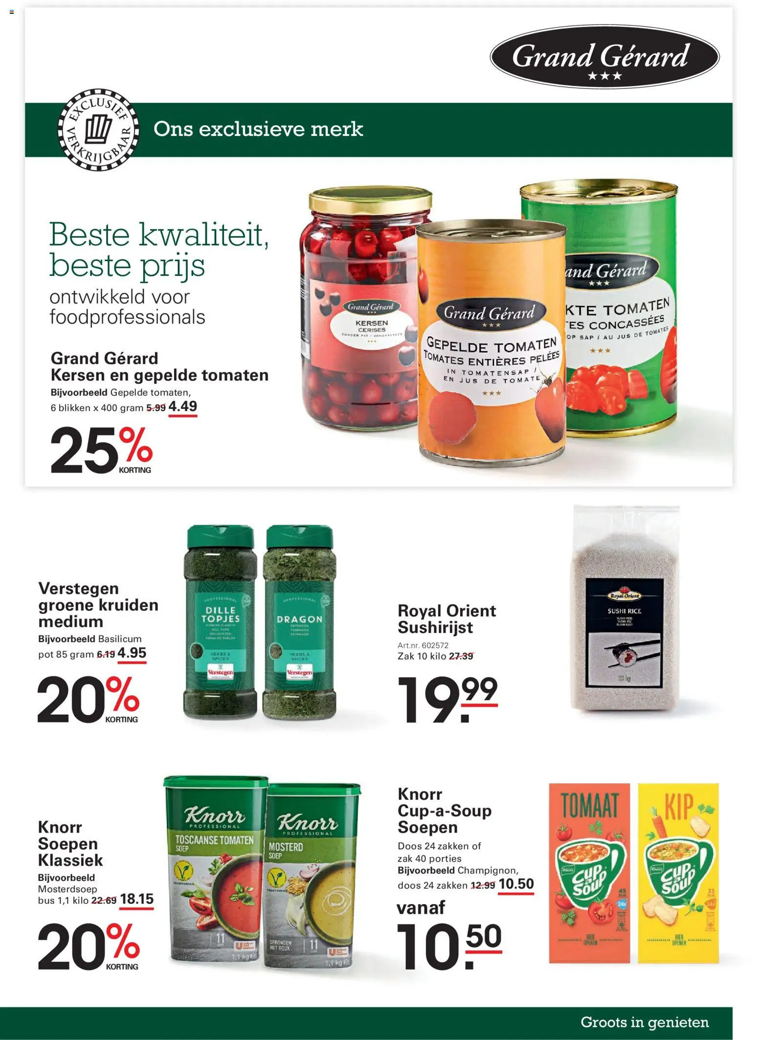 Sligro folder Folder in België