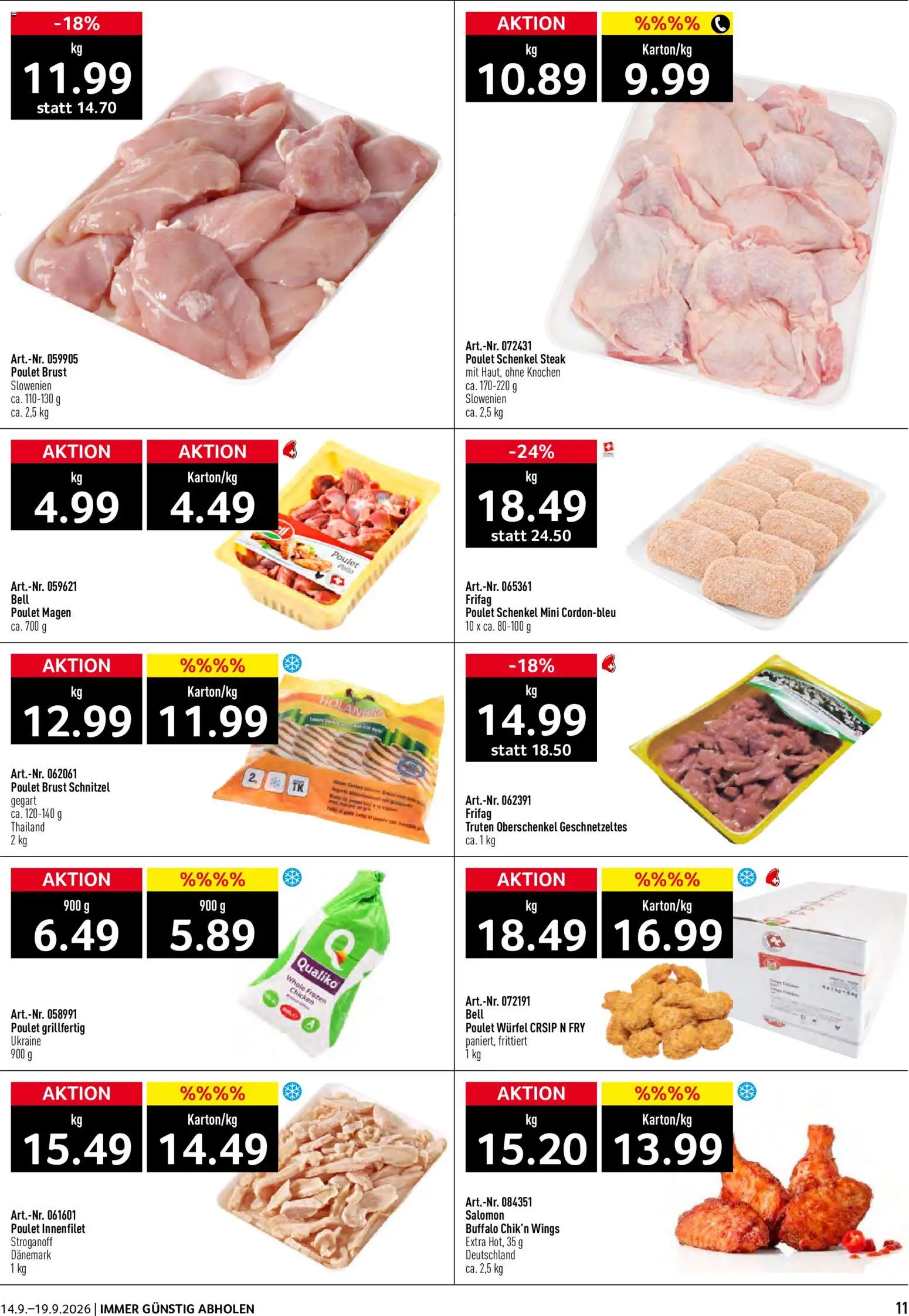 Prodega aktionen Prospekt in Schweiz