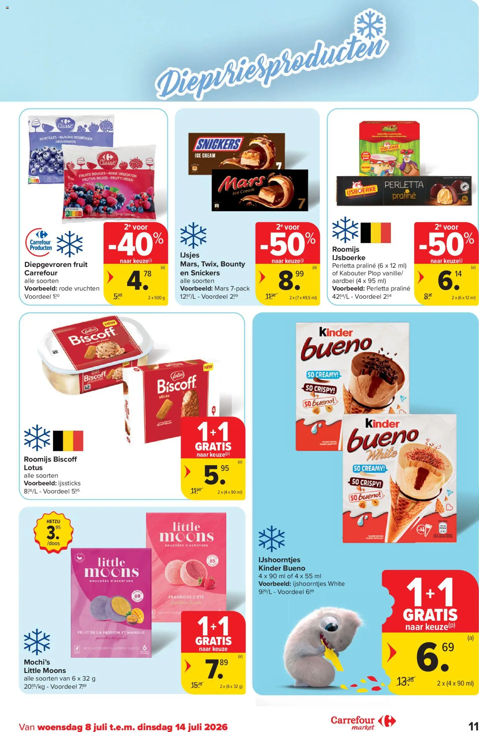 Nieuwe » Carrefour market folder van 08/07/2026 🤩  « is er! Ontdek geweldige aanbiedingen en bespaar. | België