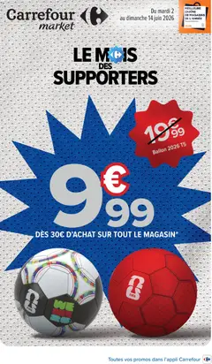 Carrefour Market Carrefour Market Le mois des supporters