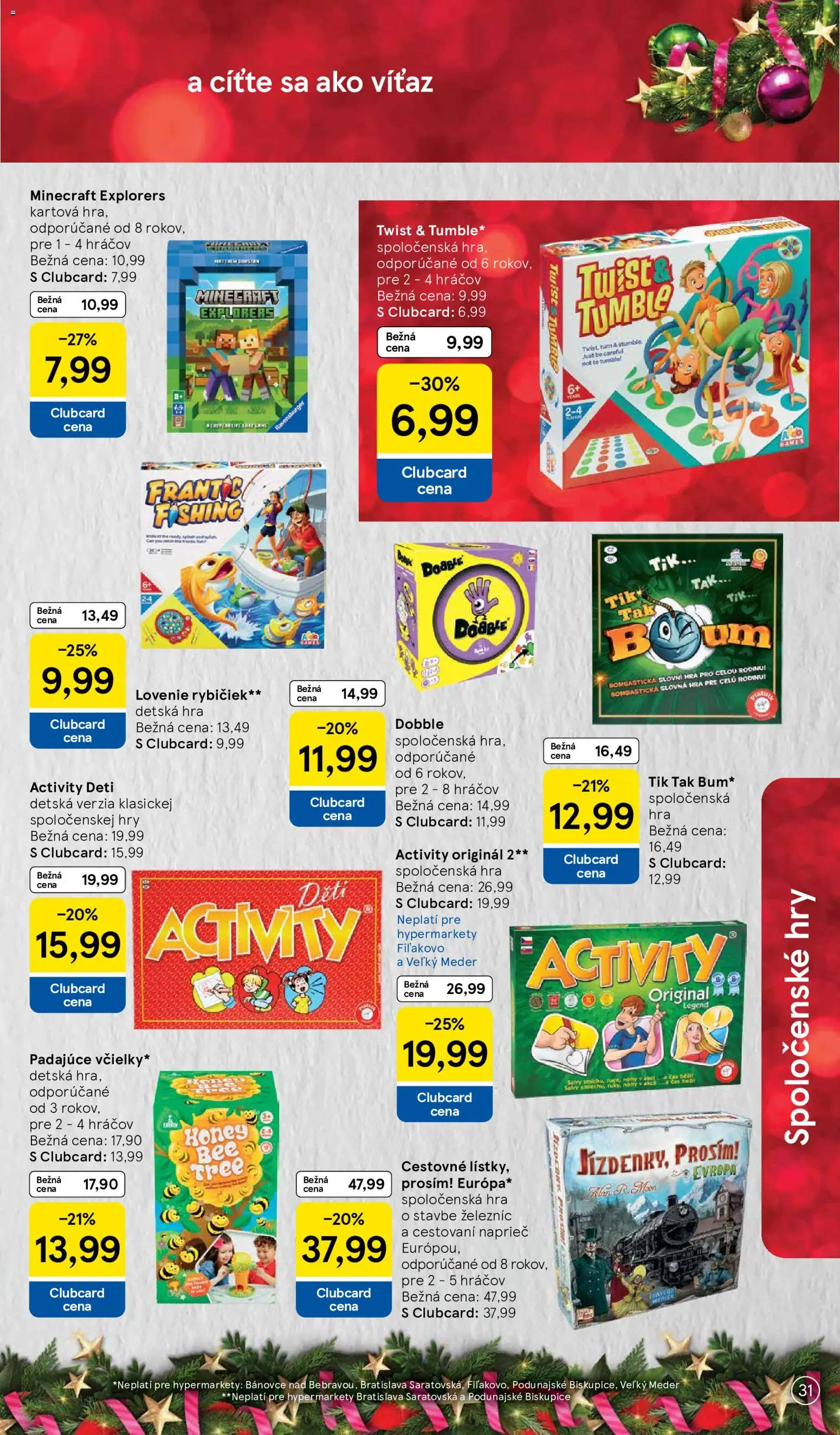Tesco katalóg hračiek Leták in Slovensko