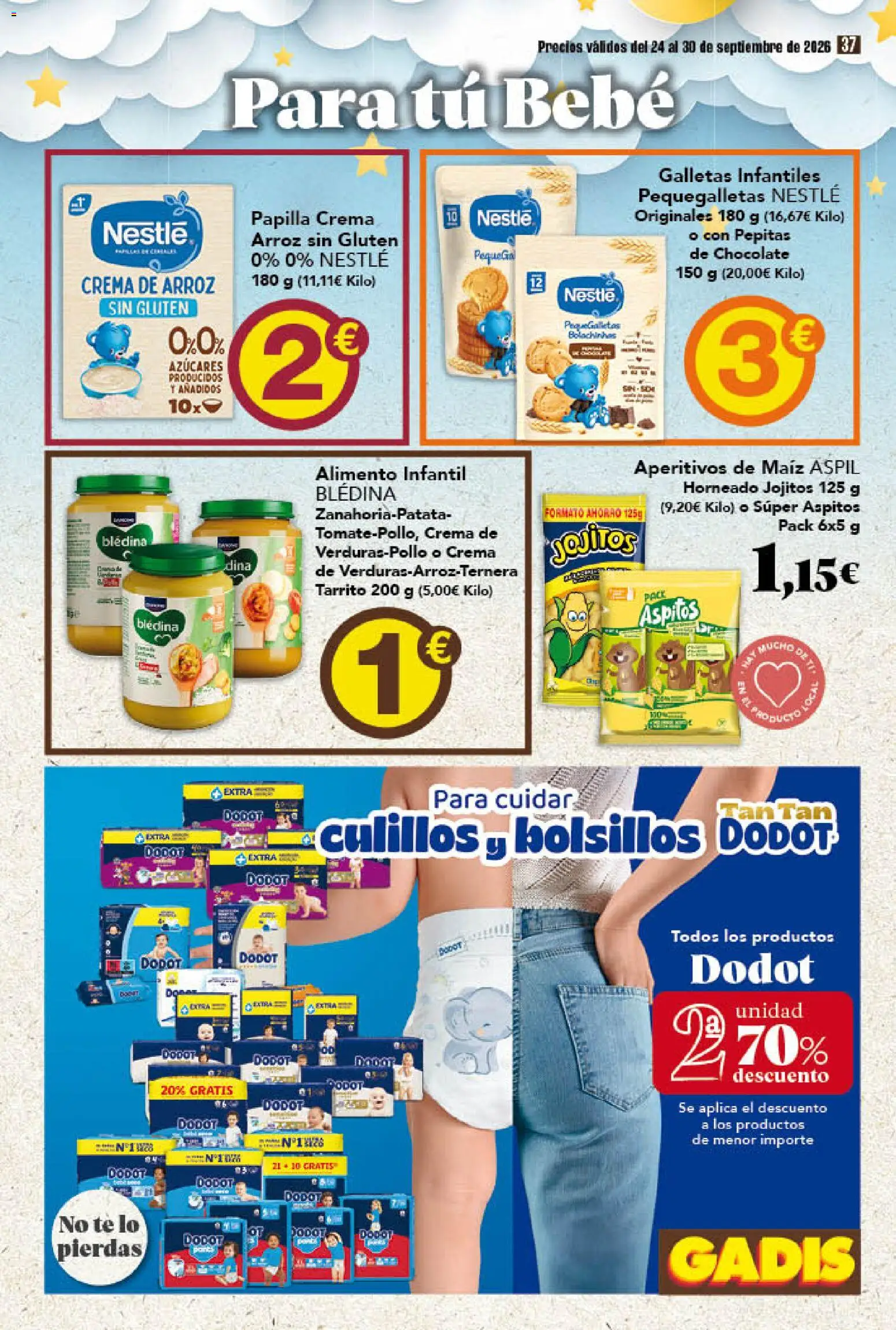 Gadis folleto Folleto in España