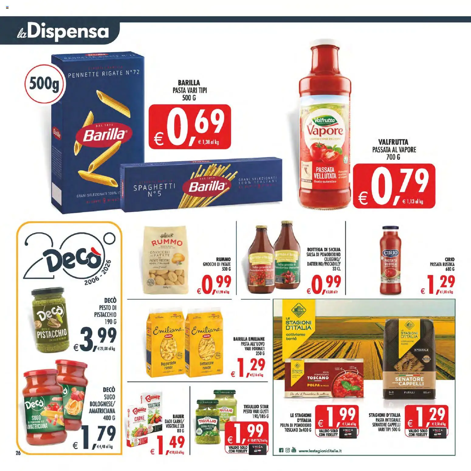 Decò volantino Volantino in Italy