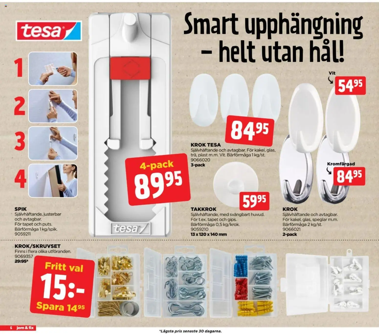 Jem & Fix erbjudanden Reklamblad in Sverige