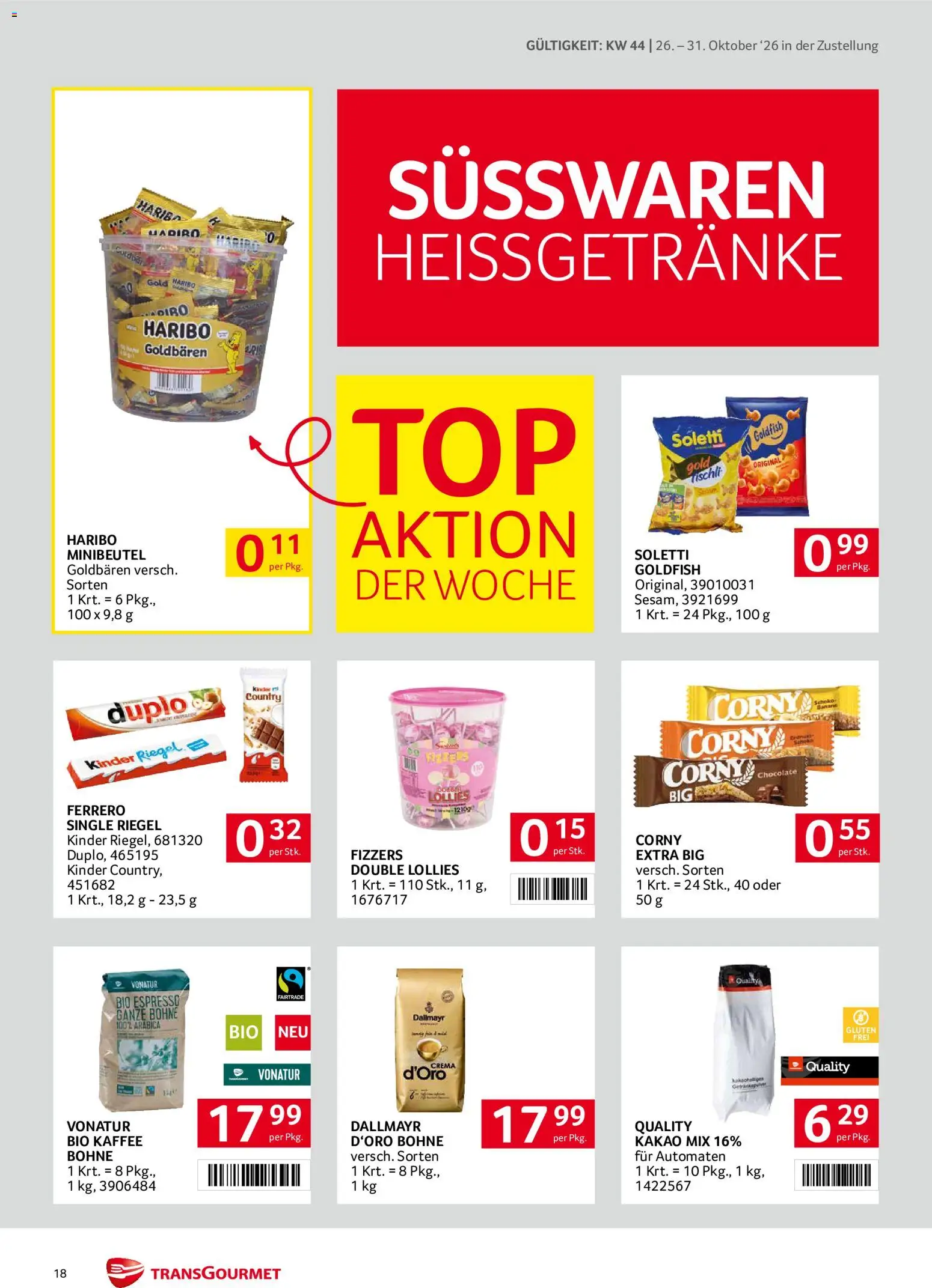 Transgourmet Flugblatt Flugblatt in Österreich