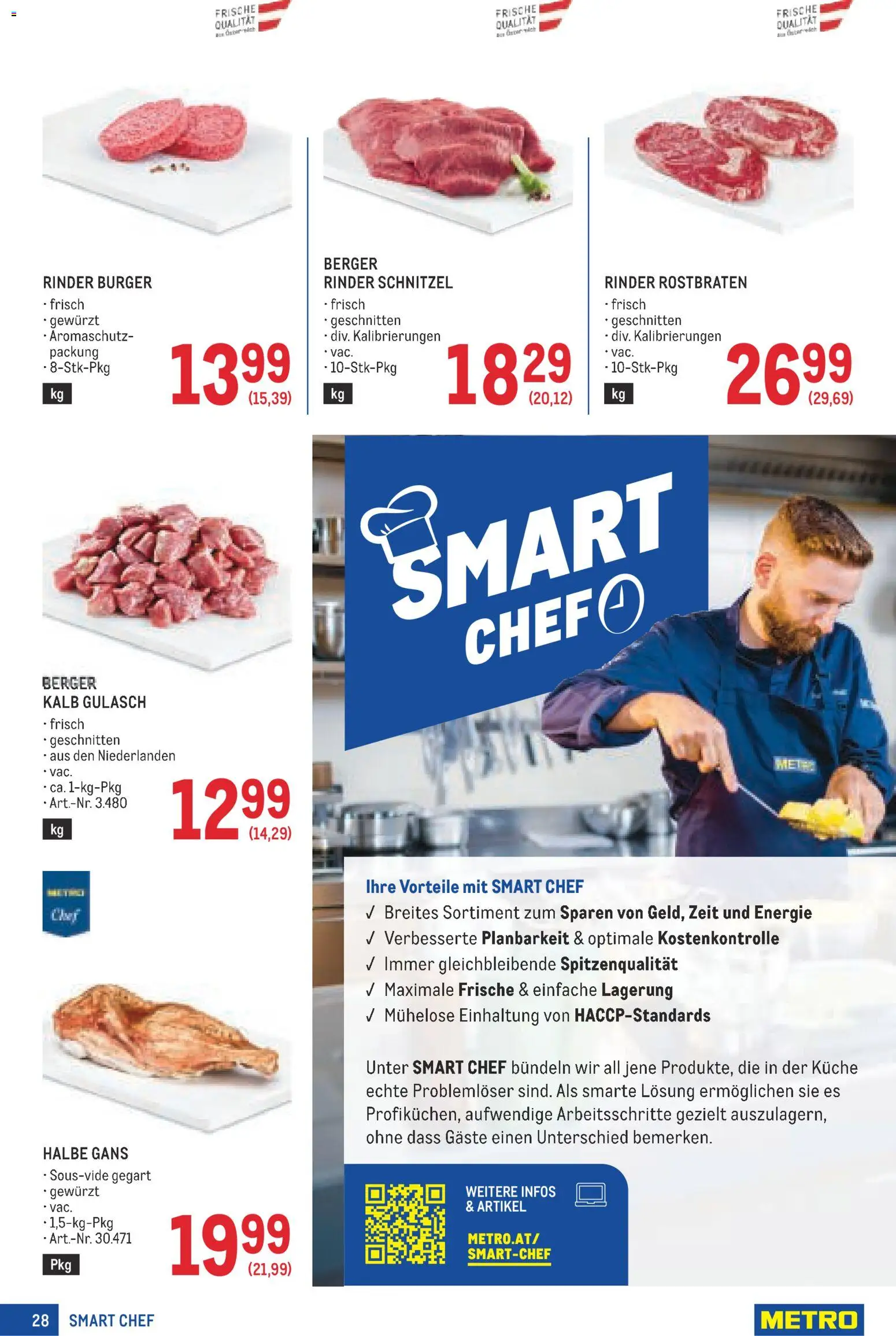 Metro angebote Profi Flugblatt in Österreich