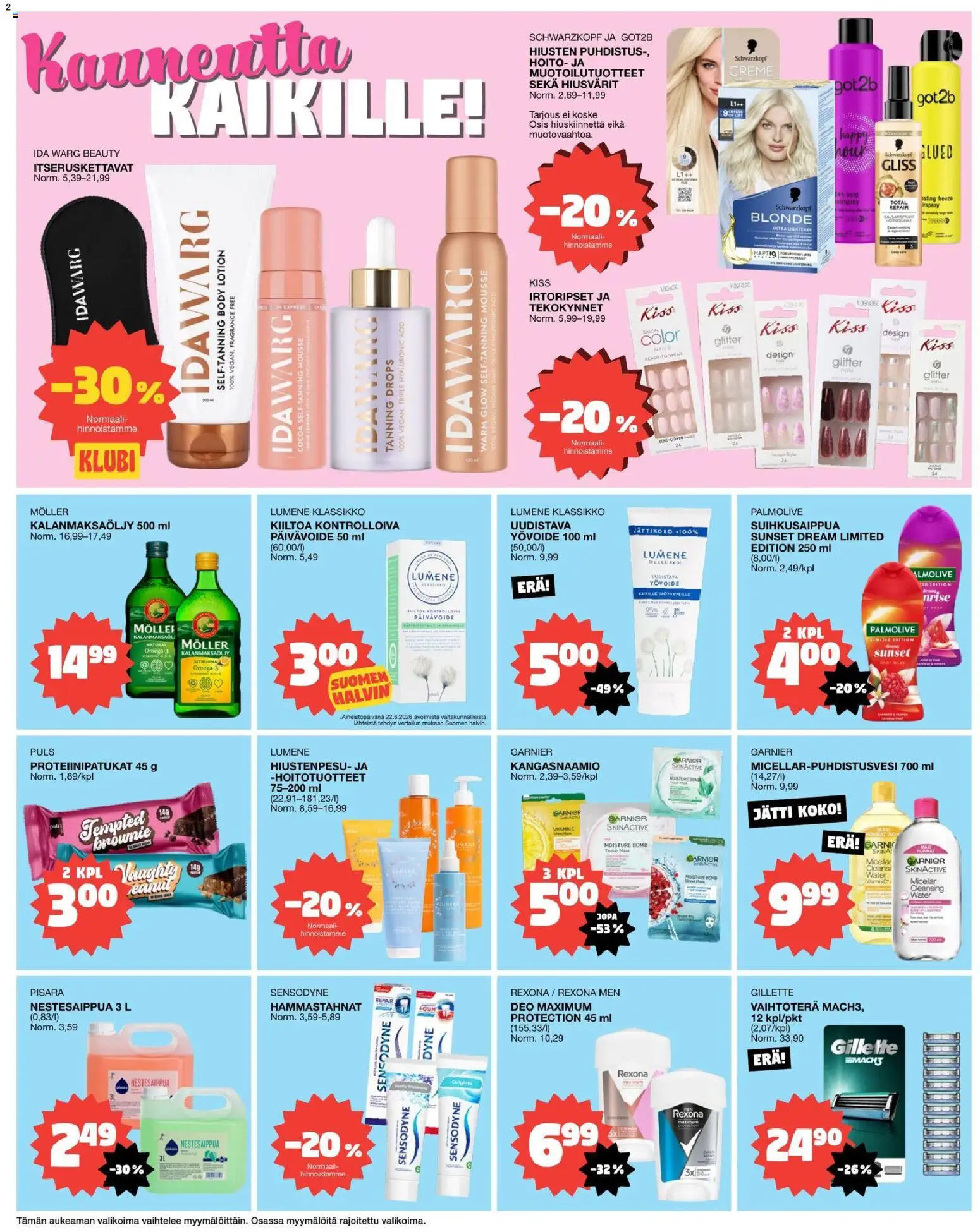 🛍️ Tokmanni tarjoukset alkaen 06/07/2026 » Katso huipputarjoukset ja säästä jo tänään! 💰 | Suomi