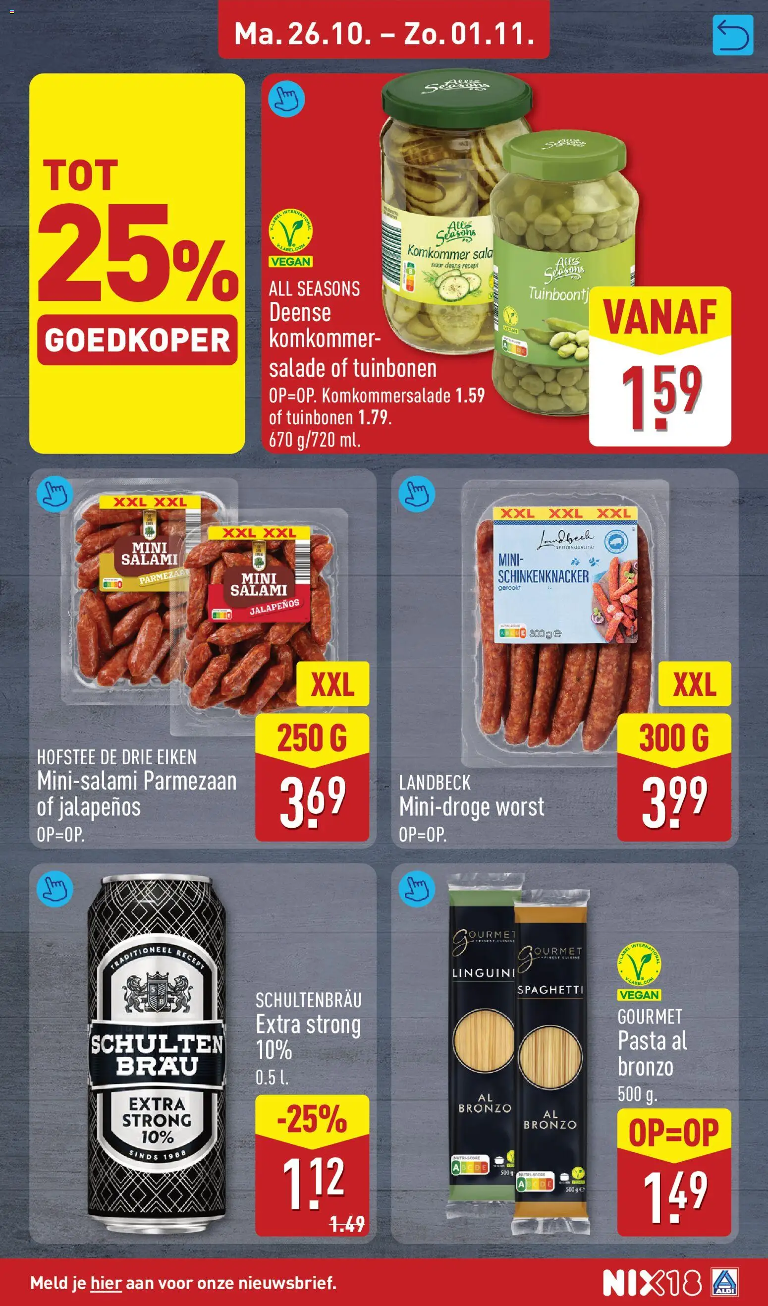 Aldi folder Folder in Nederland