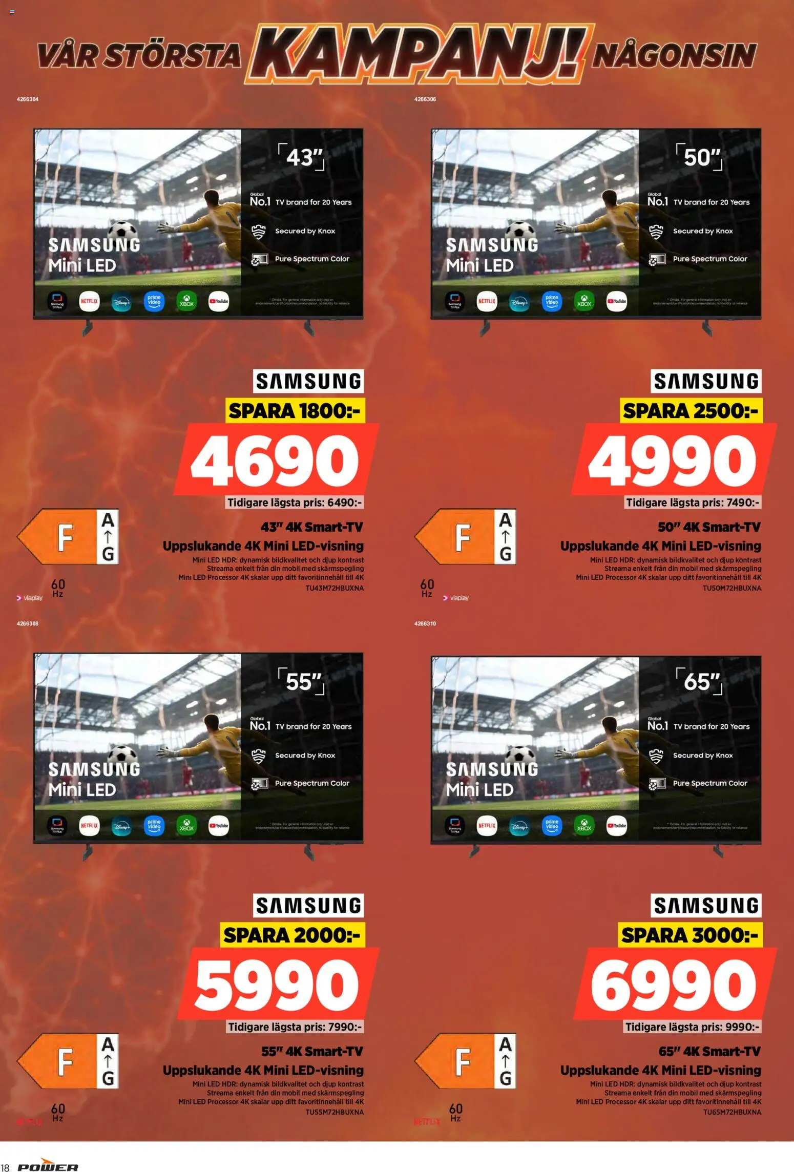Power erbjudanden Reklamblad in Sverige