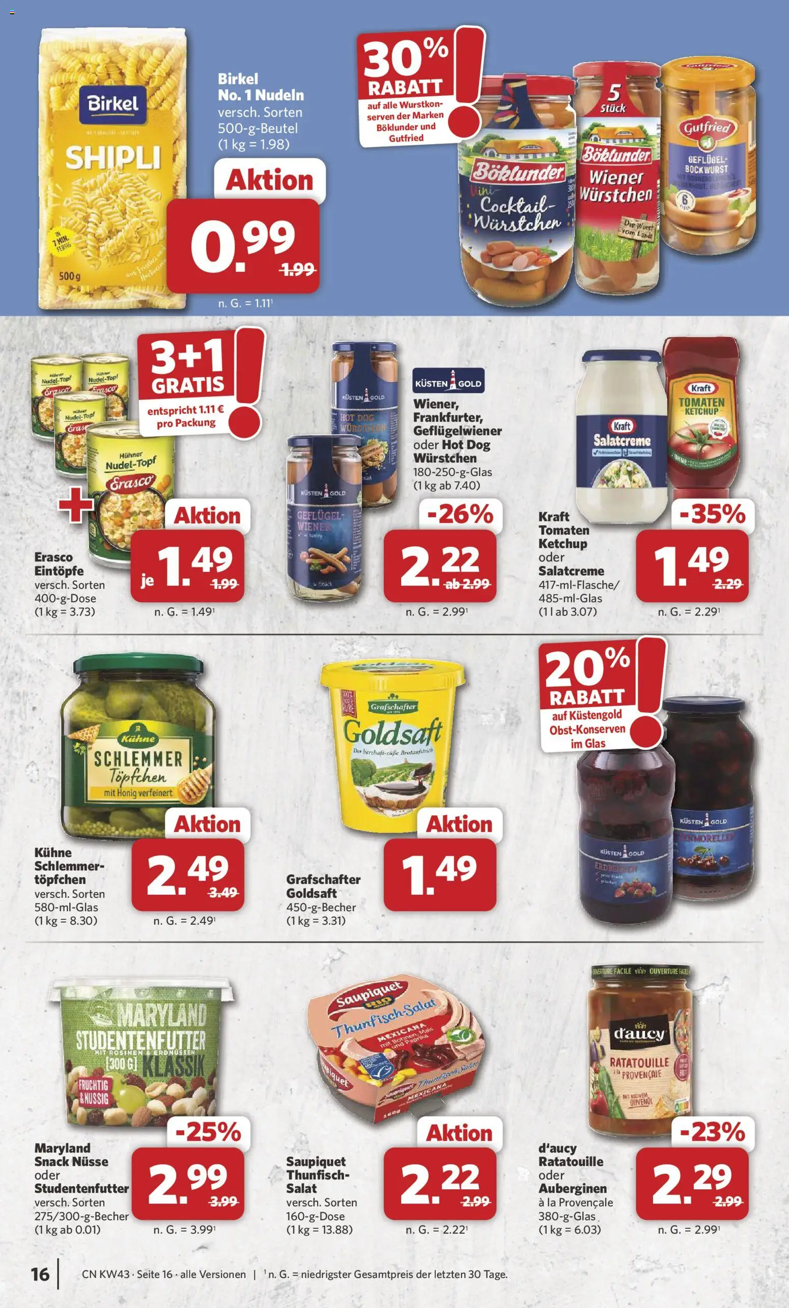 Combi Prospekt Prospekt in Deutschland