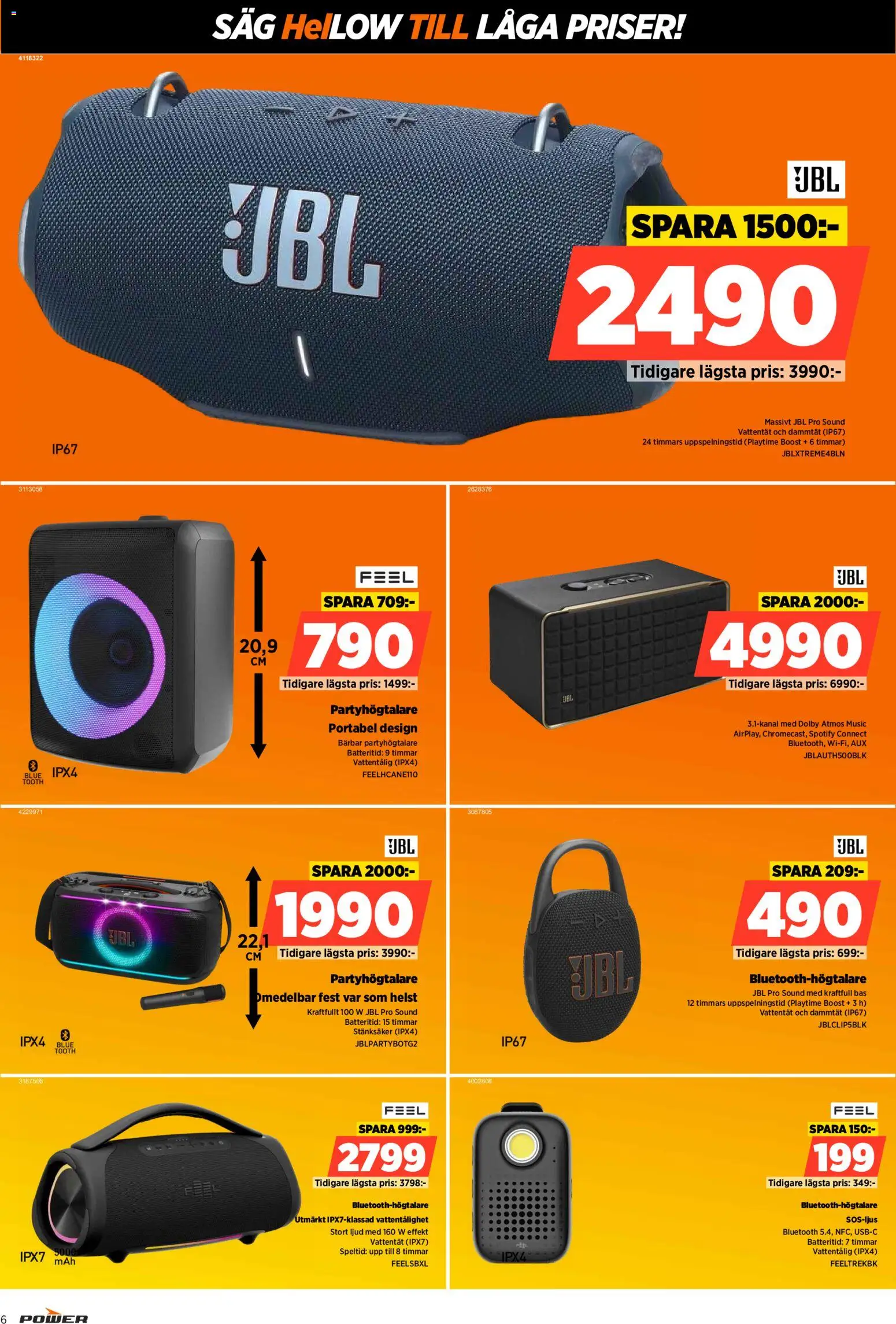 Nuvarande Power erbjudanden från 📣 06/07/2026 - 12/07/2026 📣 | Sverige