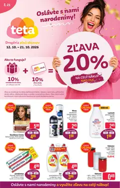 Teta drogerie Teta drogerie leták