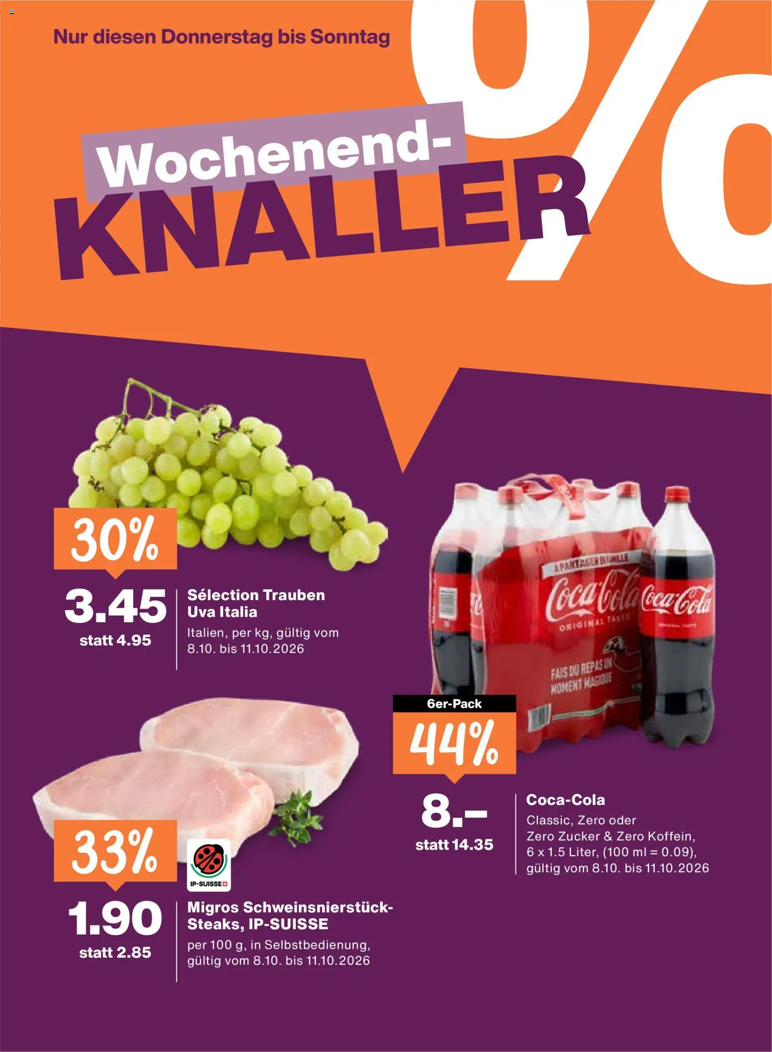 Migros aktionen Prospekt in Schweiz