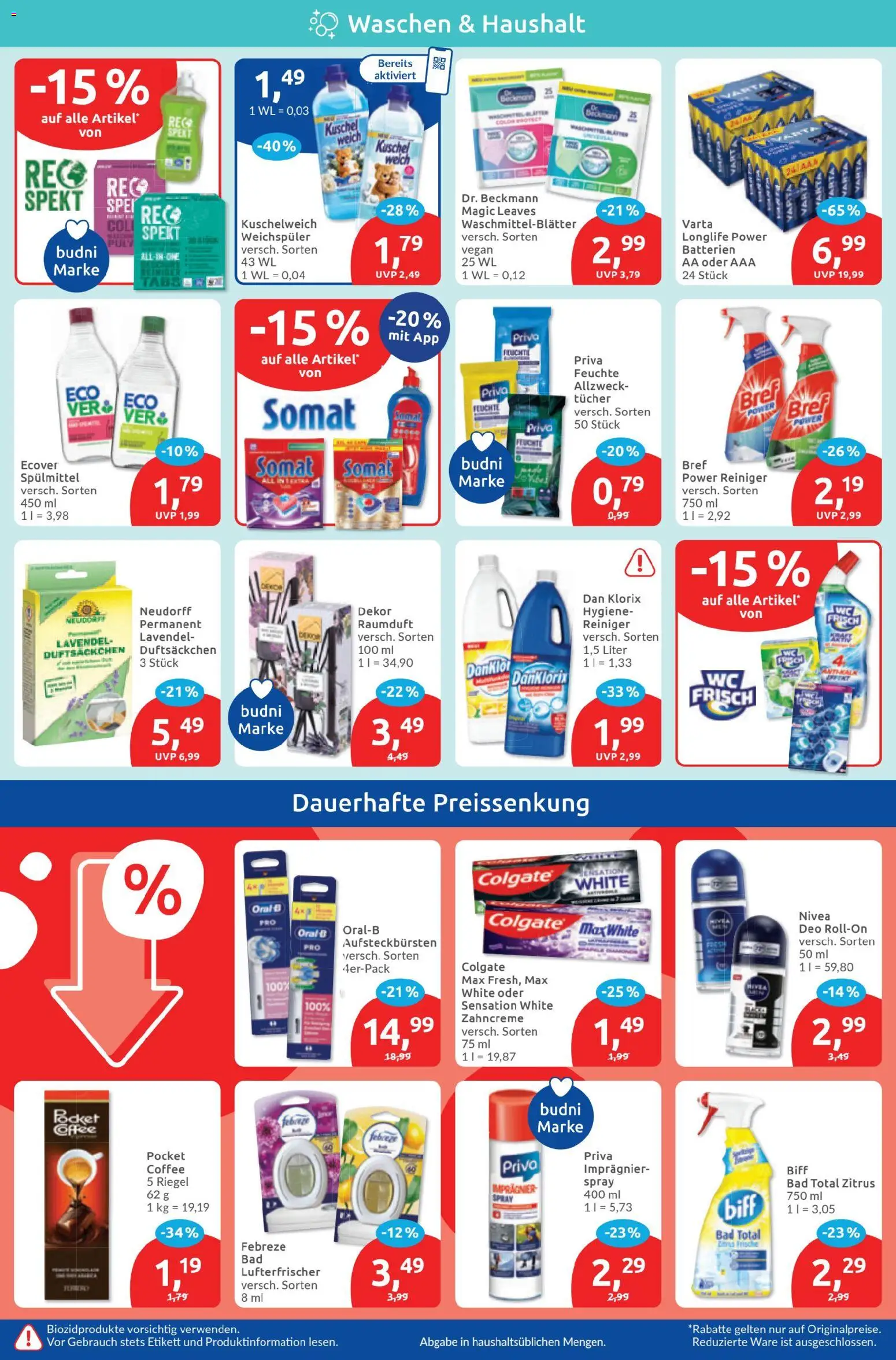 Budni Prospekt Prospekt in Deutschland