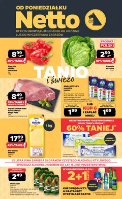 Netto Netto gazetka od poniedziałku spożywcza