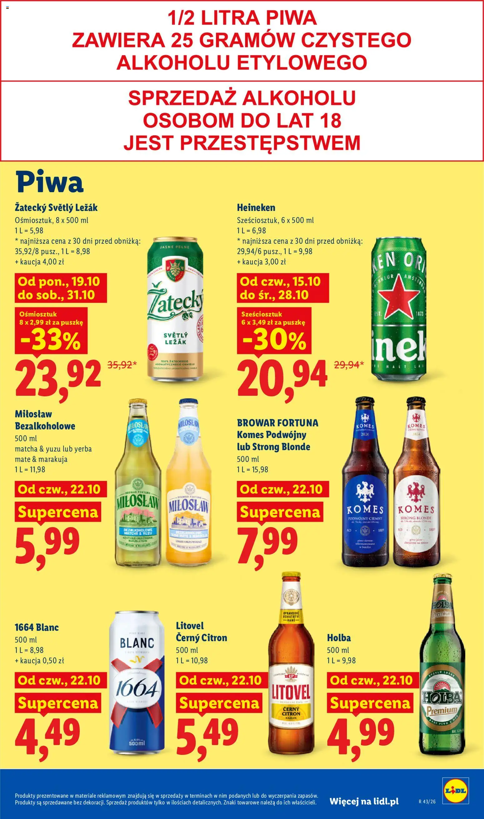 Lidl Polsko katalog Leták in Česko